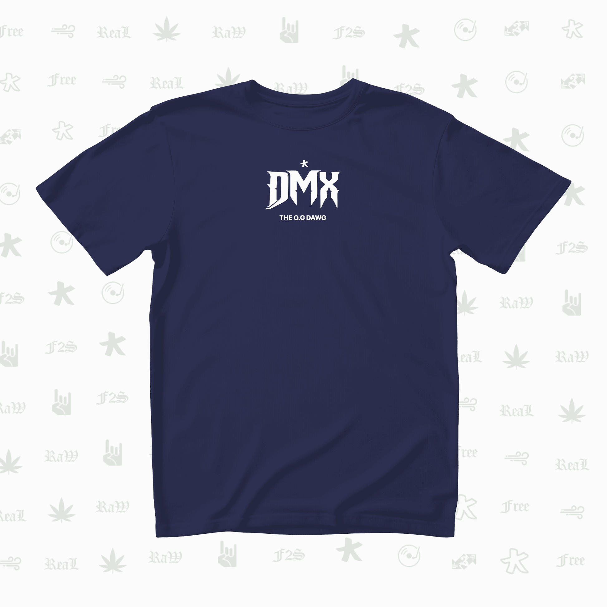 DMX The O.G. Dawg Unisex Royal Blue Oversized T-Shirt.
