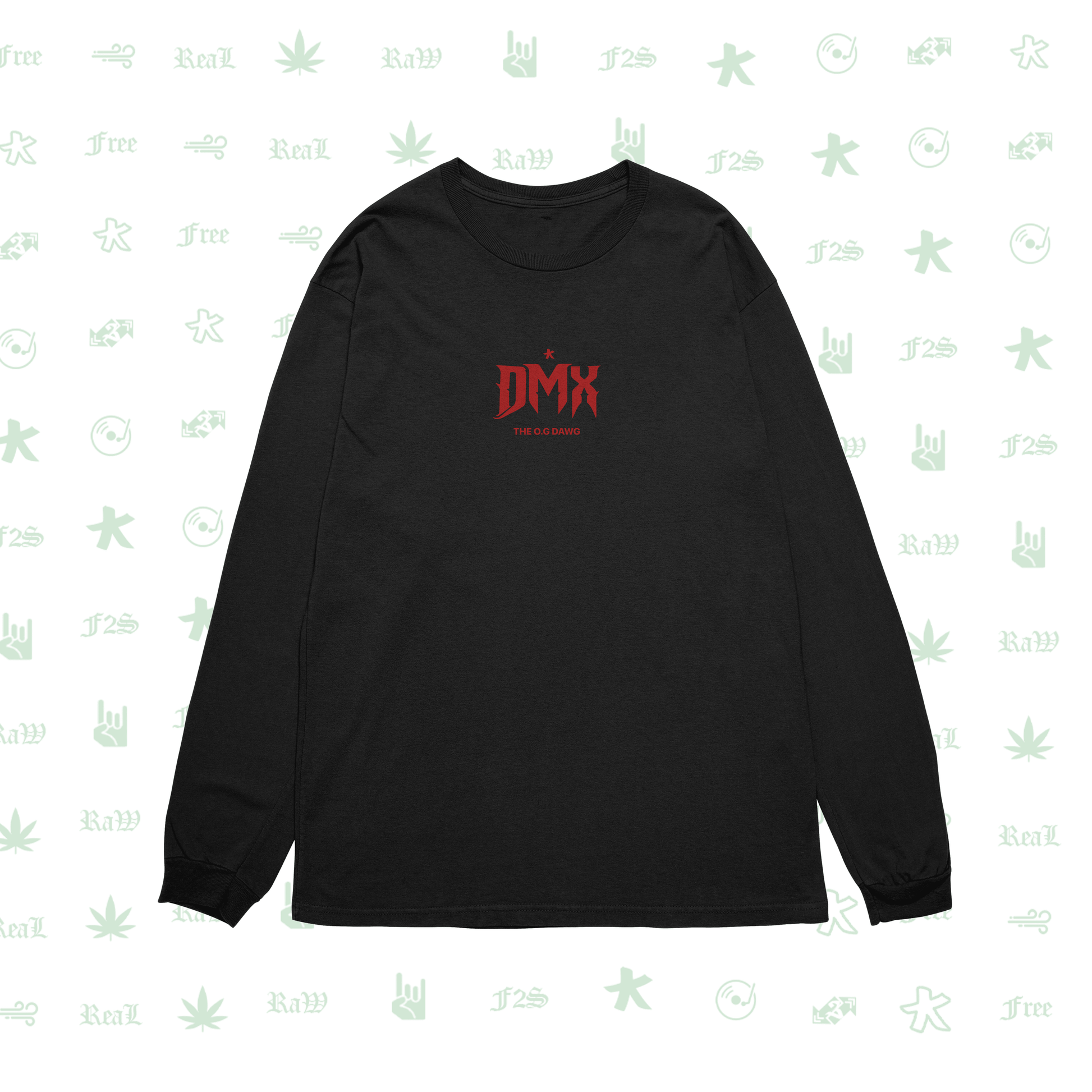 DMX The O.G. Dawg Black Unisex Oversized Sweatshirt