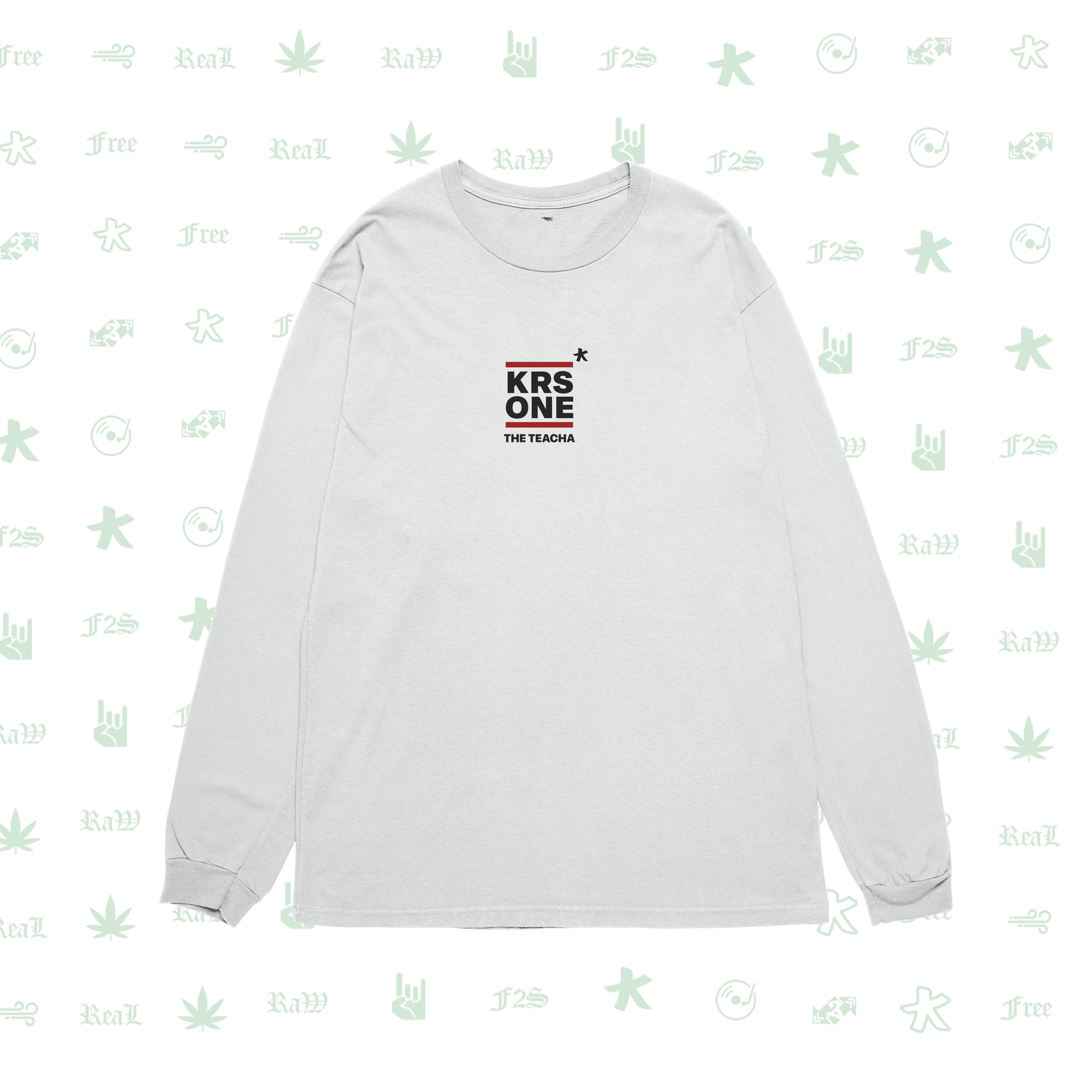 KRS ONE The Teacha White Unisex Oversized Sweatshirt