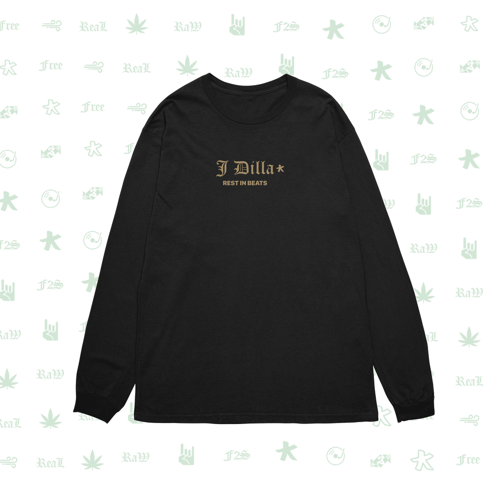J Dilla Rest In Beats Black Unisex Oversized Sweatshirt