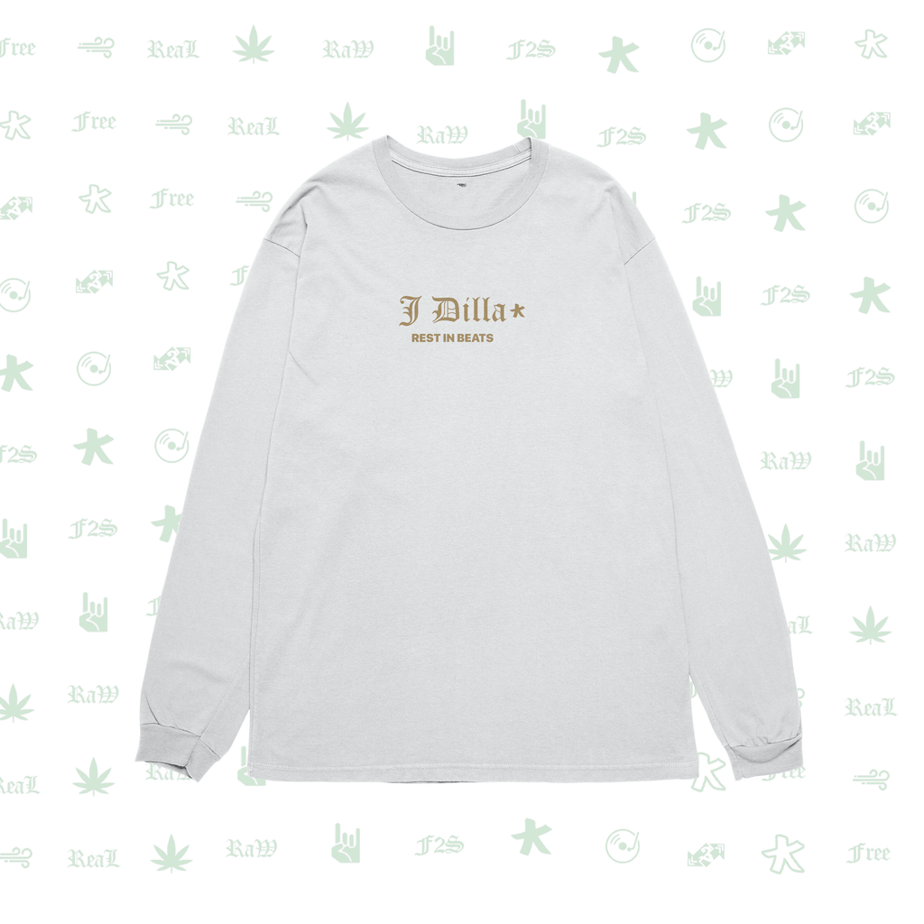 J Dilla Rest In Beats White Unisex Oversized Sweatshirt
