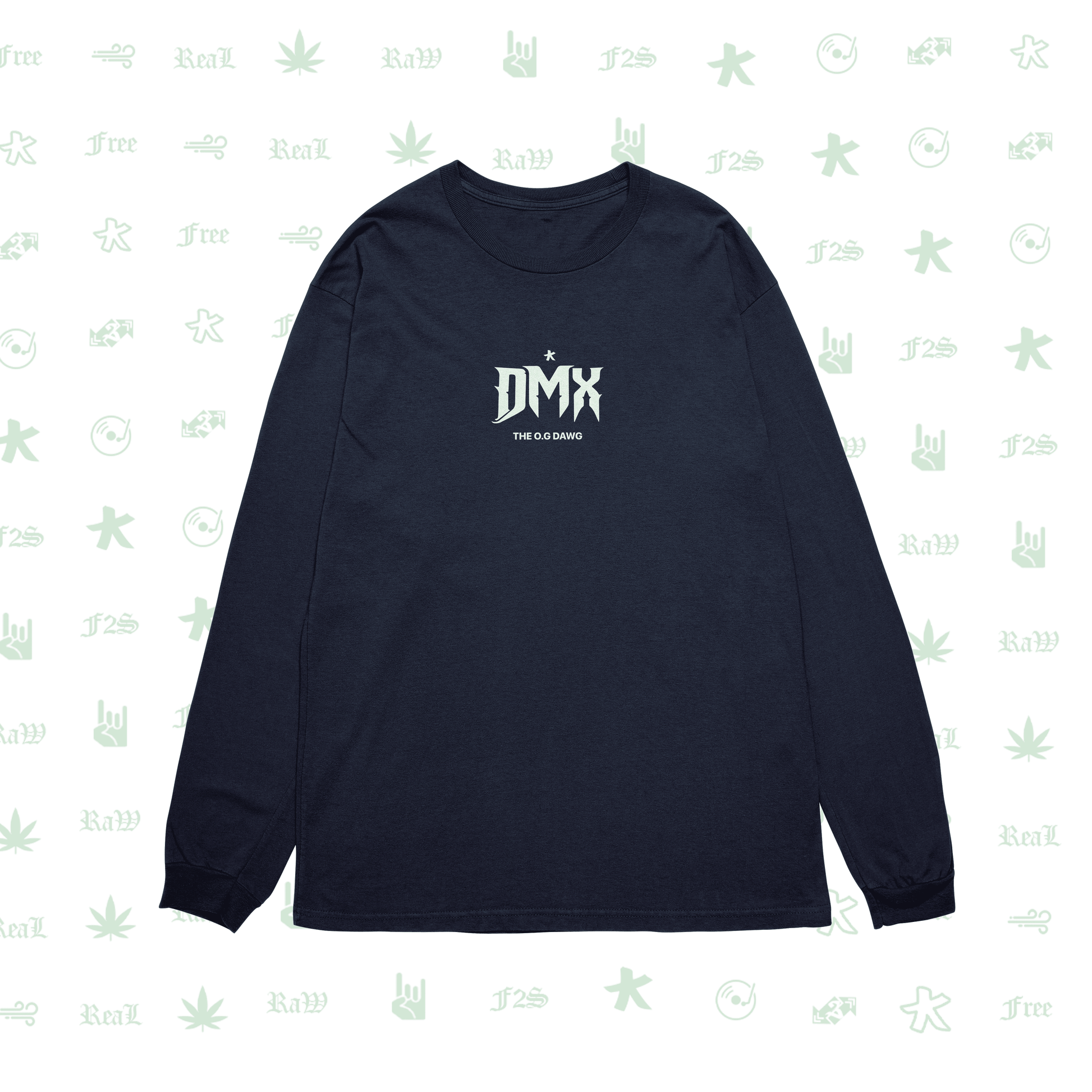 DMX The O.G. Dawg Navy Blue Unisex Oversized Sweatshirt
