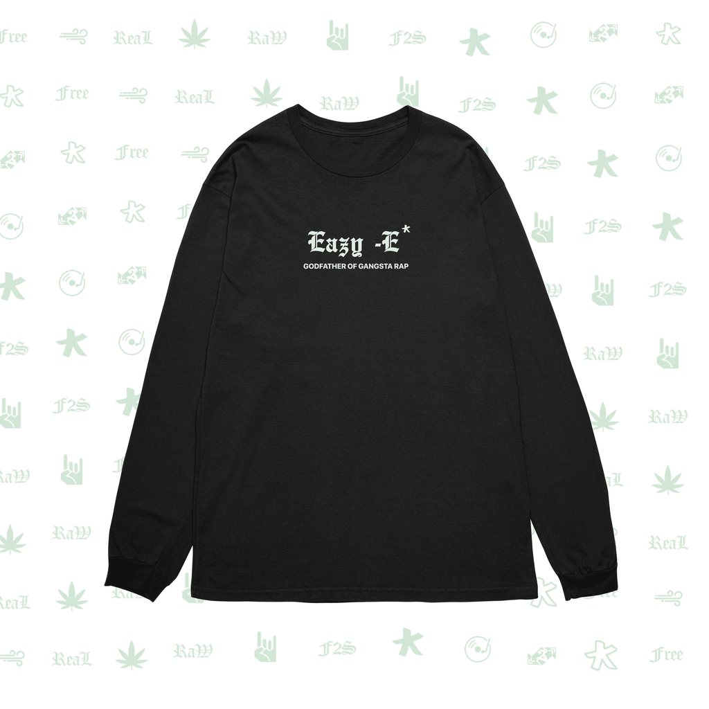 Eazy-E Godfather of Gangsta Rap Black Unisex Oversized Sweatshirt