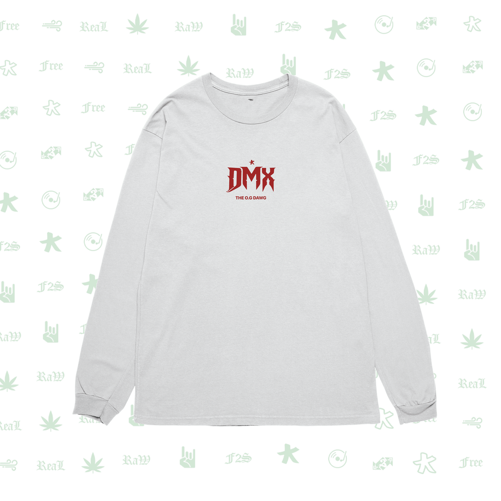 DMX The O.G. Dawg White Unisex Oversized Sweatshirt