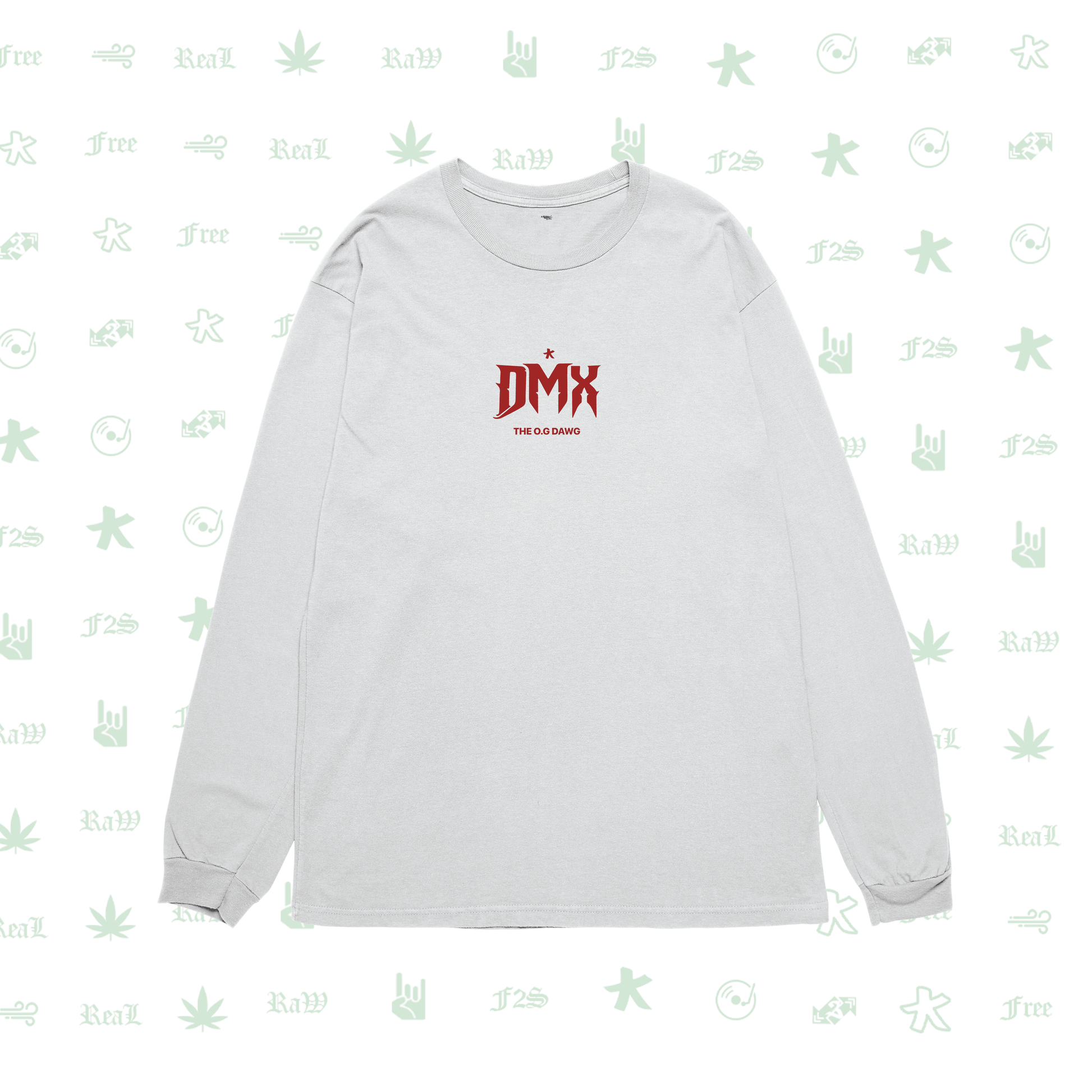 DMX The O.G. Dawg White Unisex Oversized Sweatshirt