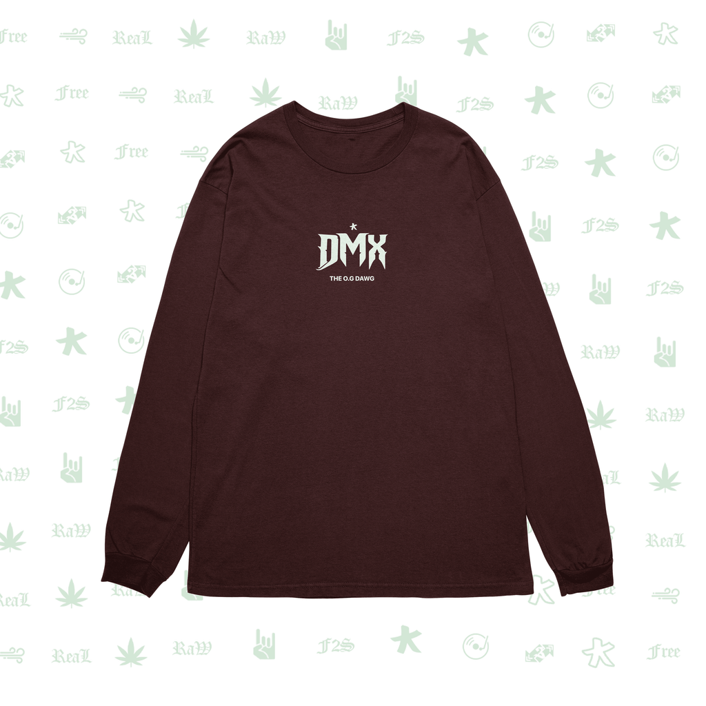 DMX The O.G. Dawg Maroon Unisex Oversized Sweatshirt
