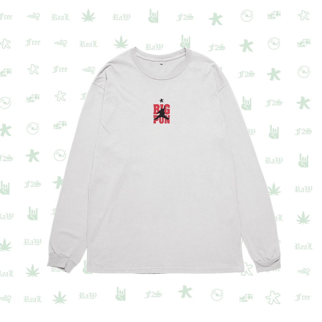 Big Pun Heavyweight White Unisex Oversized Sweatshirt