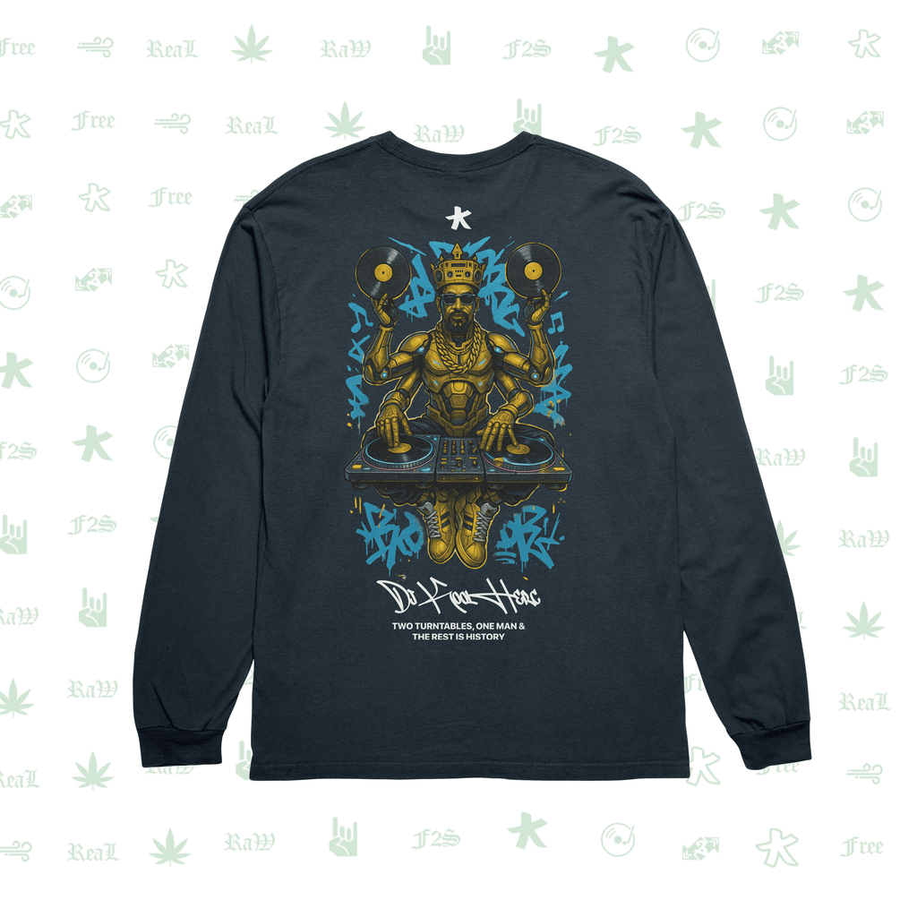 DJ Kool Herc Origins Navy Blue Unisex Oversized Sweatshirt