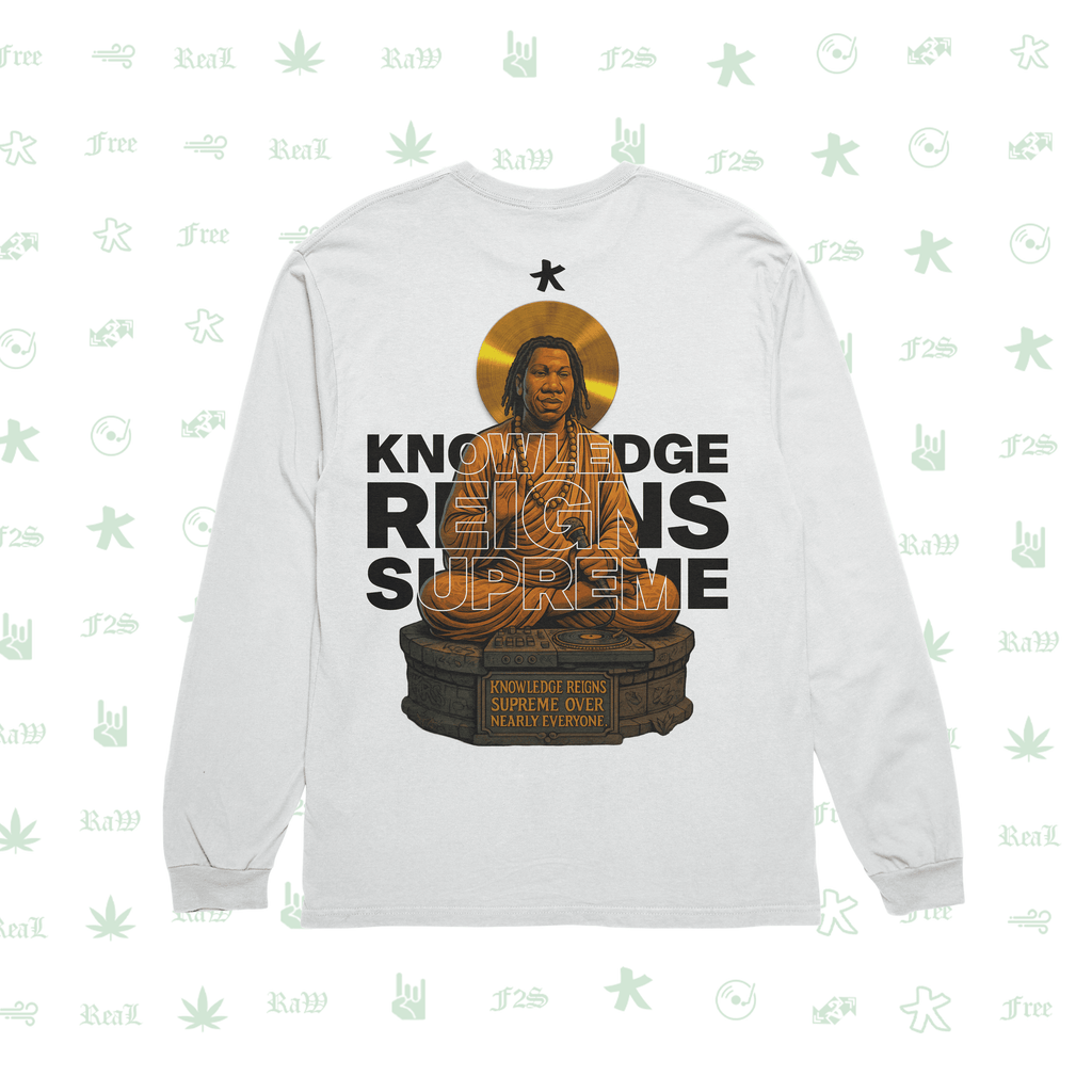KRS ONE The Teacha White Unisex Oversized Sweatshirt