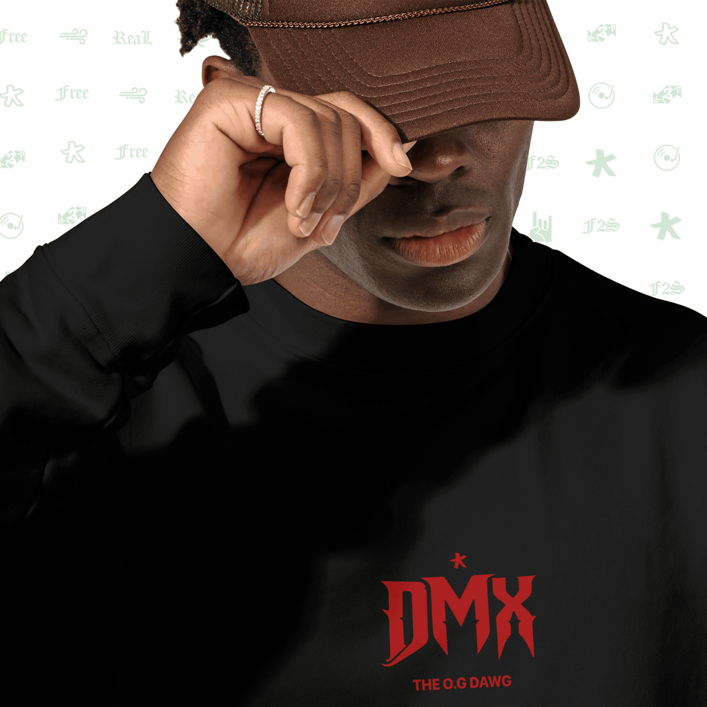 DMX The O.G. Dawg Black Unisex Oversized Sweatshirt