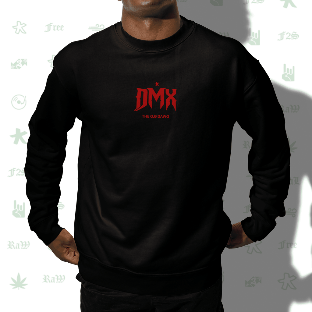 DMX The O.G. Dawg Black Unisex Oversized Sweatshirt