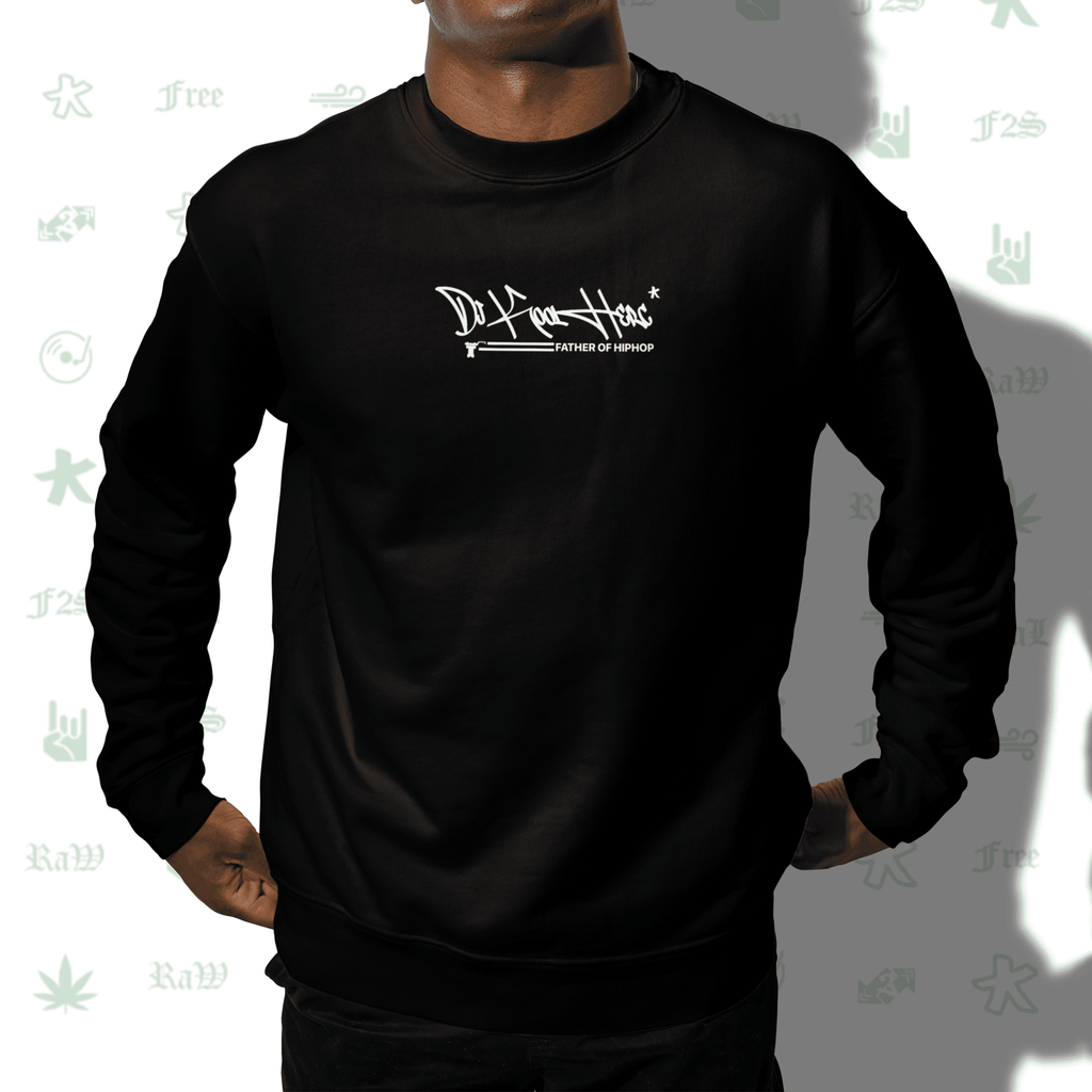 DJ Kool Herc Origins Black Unisex Oversized Sweatshirt