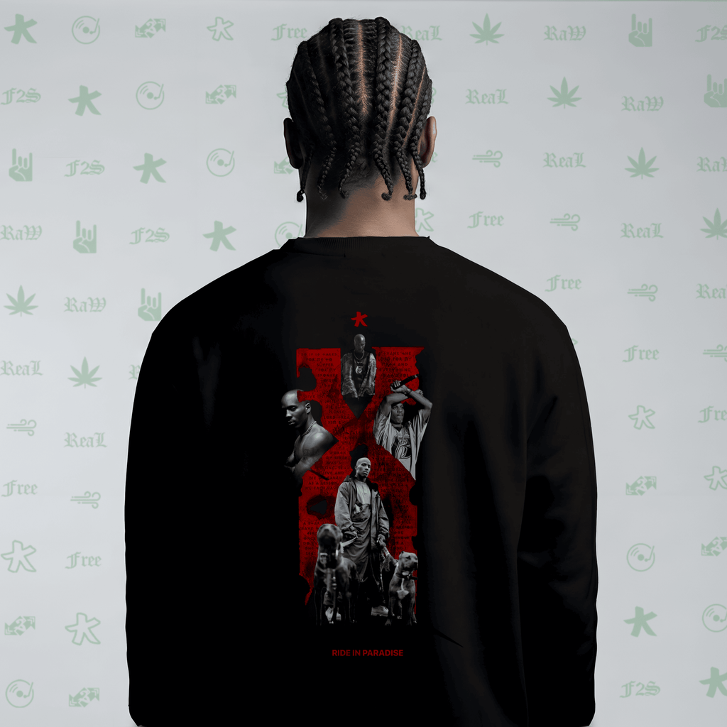 DMX The O.G. Dawg Black Unisex Oversized Sweatshirt