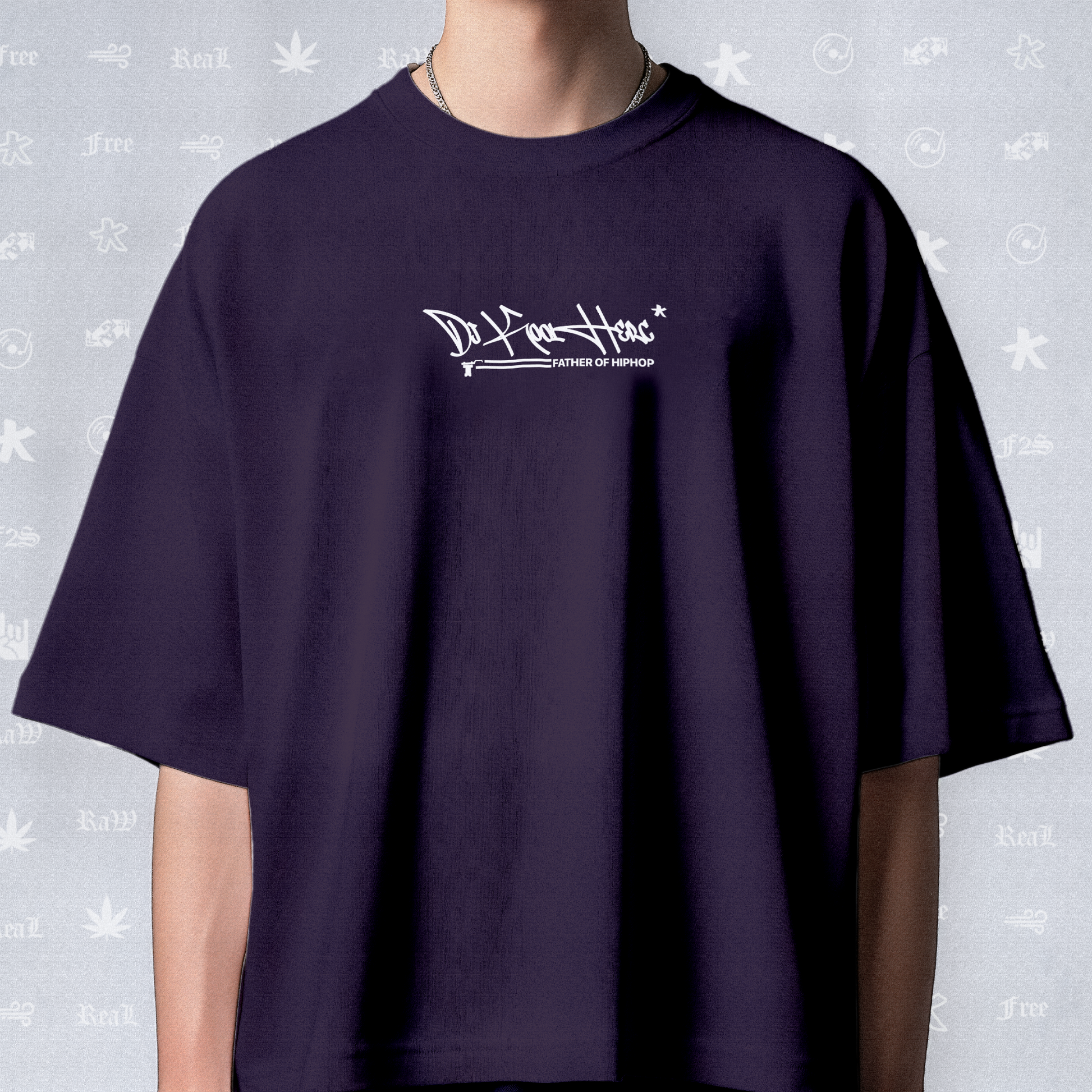 DJ Kool Herc Origins Unisex Purple Tee