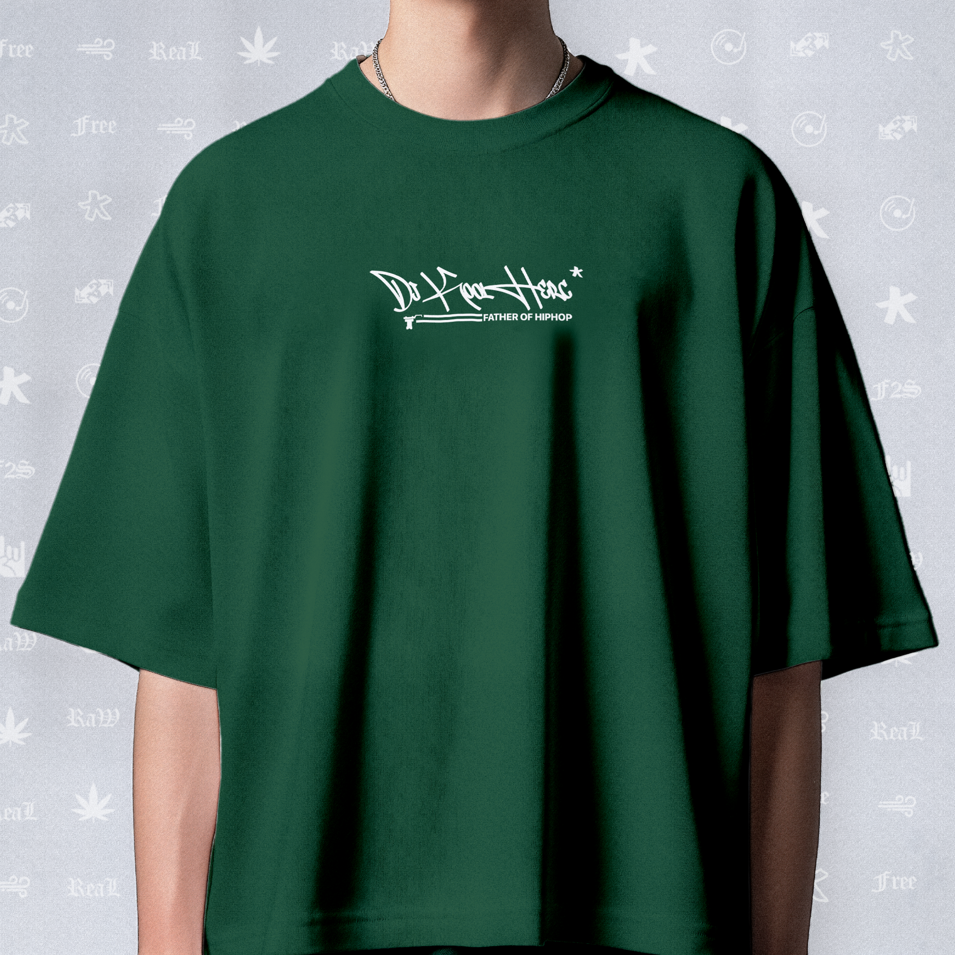 DJ Kool Herc Origins Unisex Bottle Green Tee