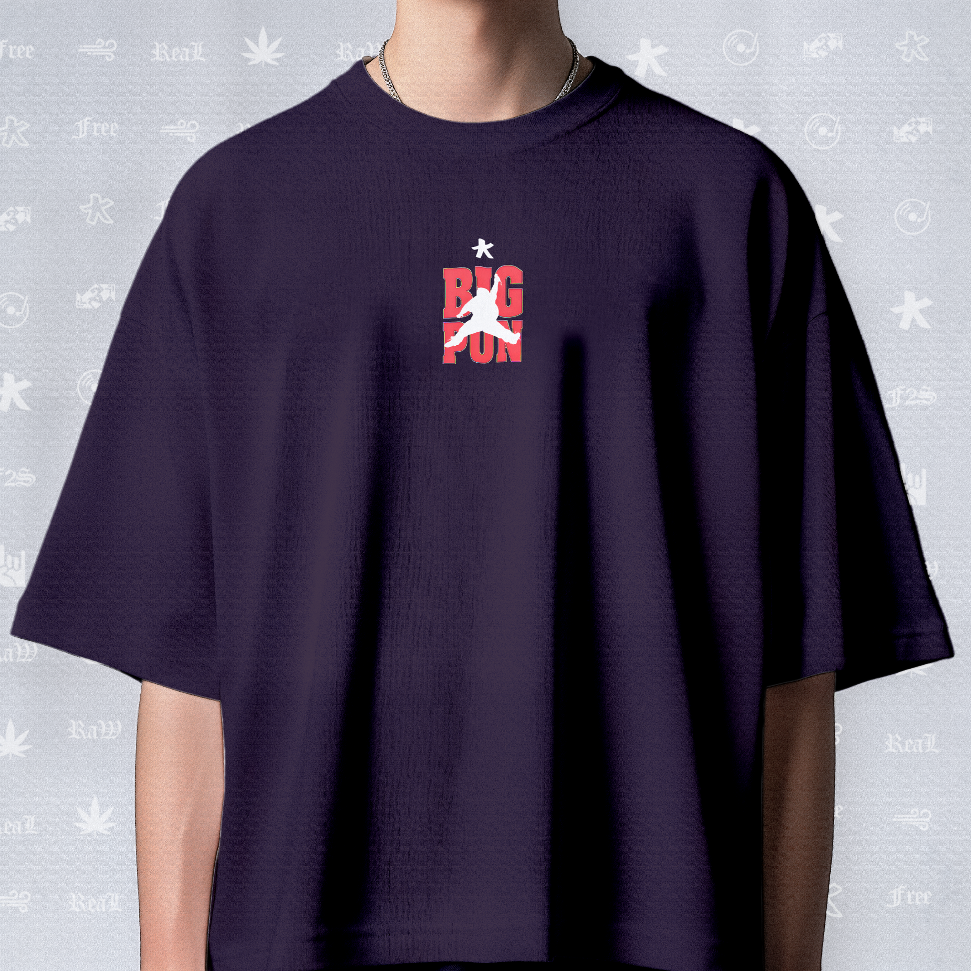 Big Pun Heavyweight Unisex Purple Tee
