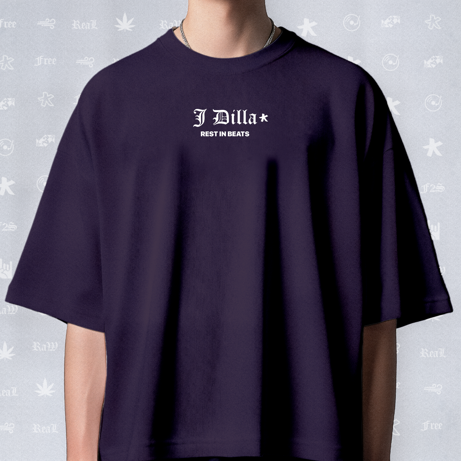 J Dilla Rest In Beats Unisex Purple Tee
