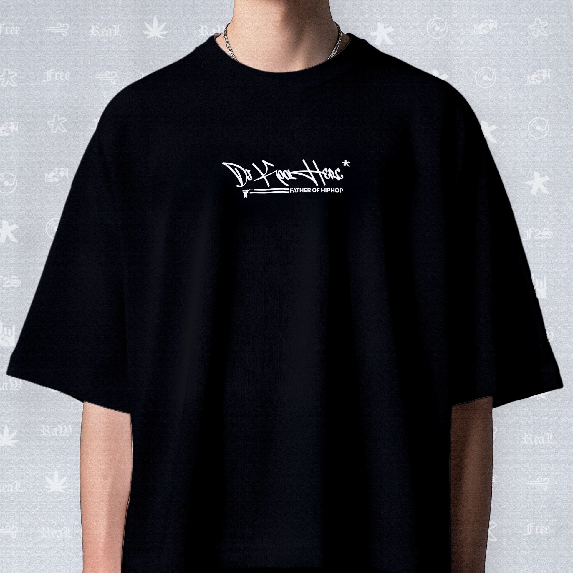 DJ Kool Herc Origins Unisex Black Tee