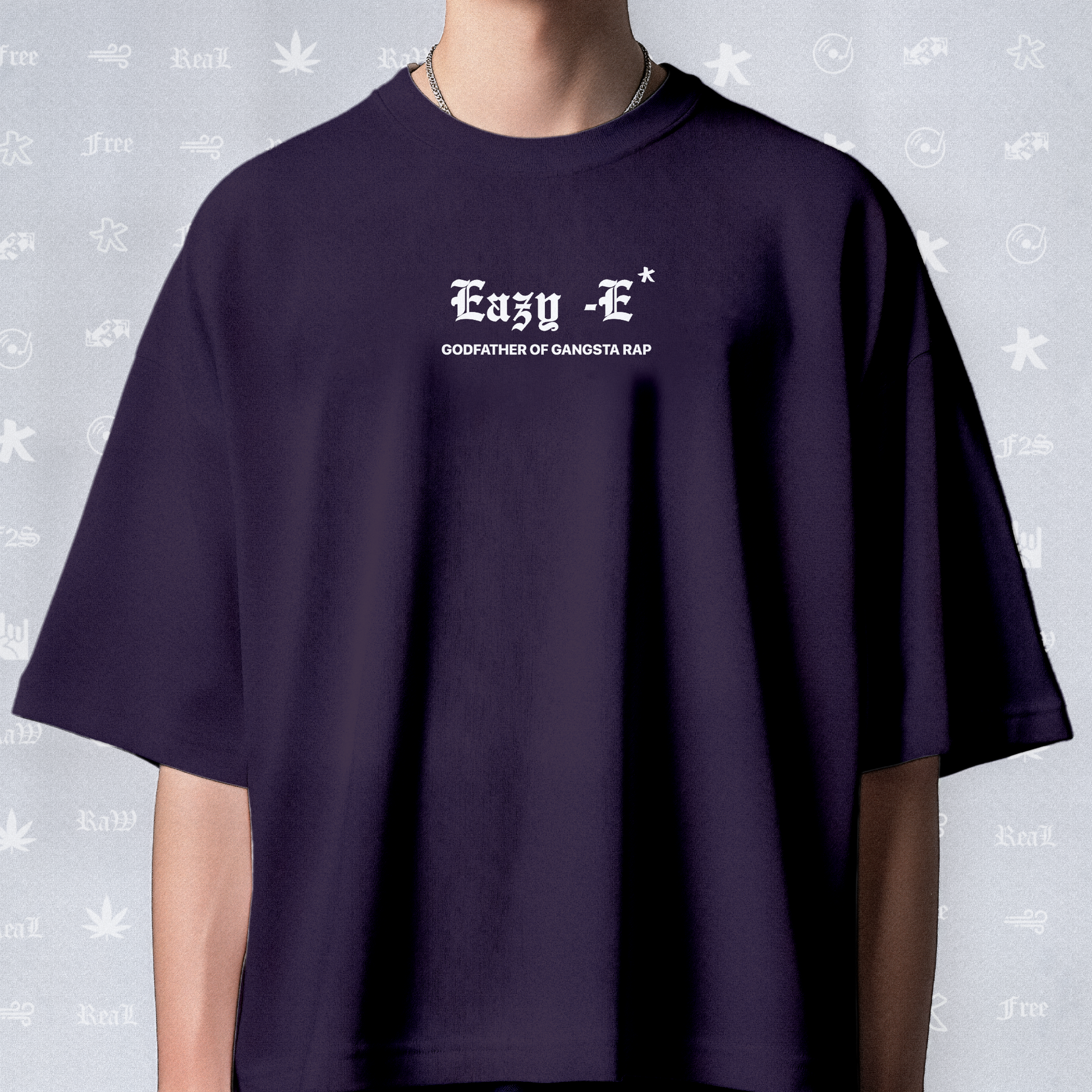 Eazy-E Godfather of Gangsta Rap Unisex Purple Tee