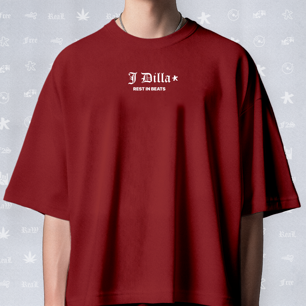 J Dilla Rest In Beats Unisex Red Tee
