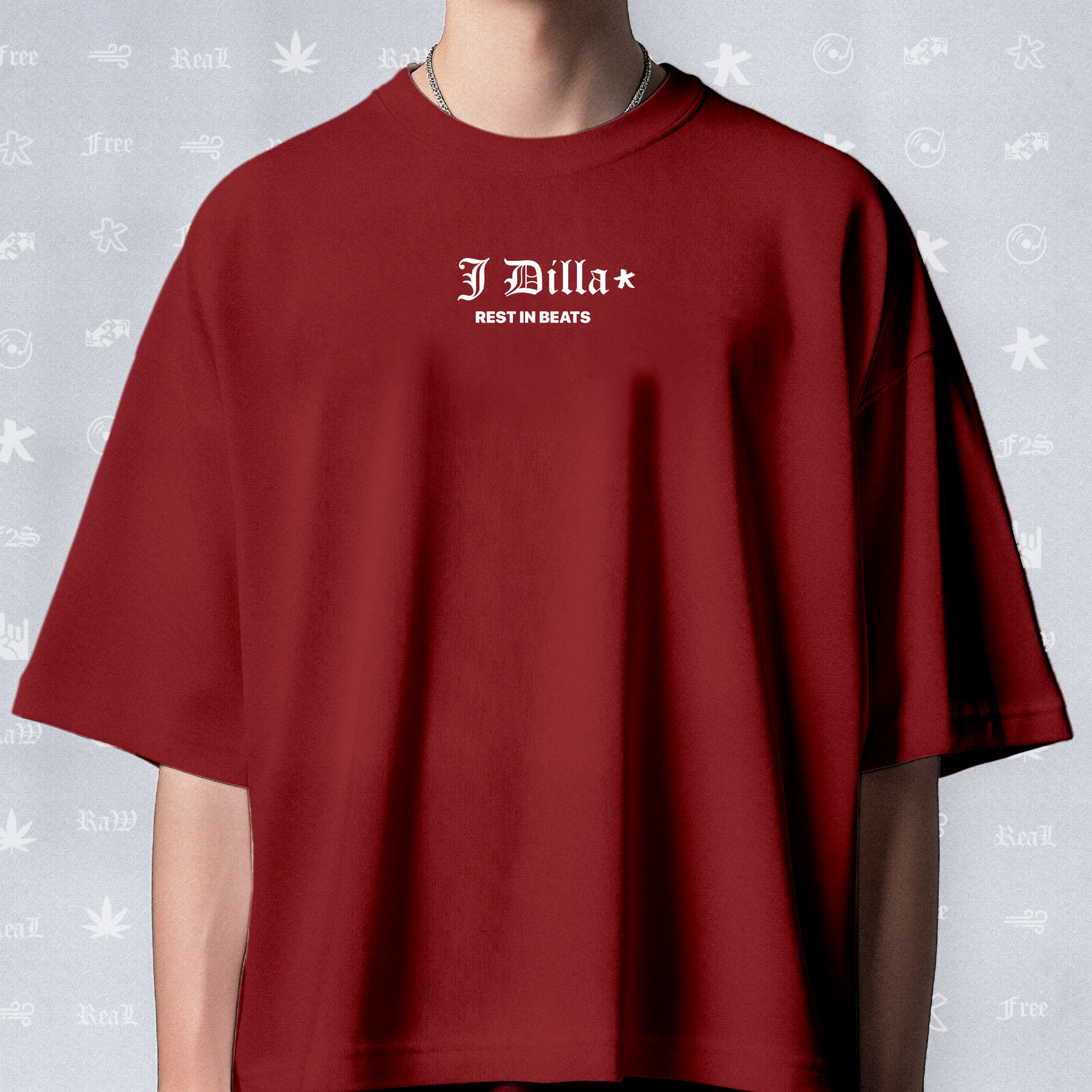 J Dilla Rest In Beats Unisex Red Tee