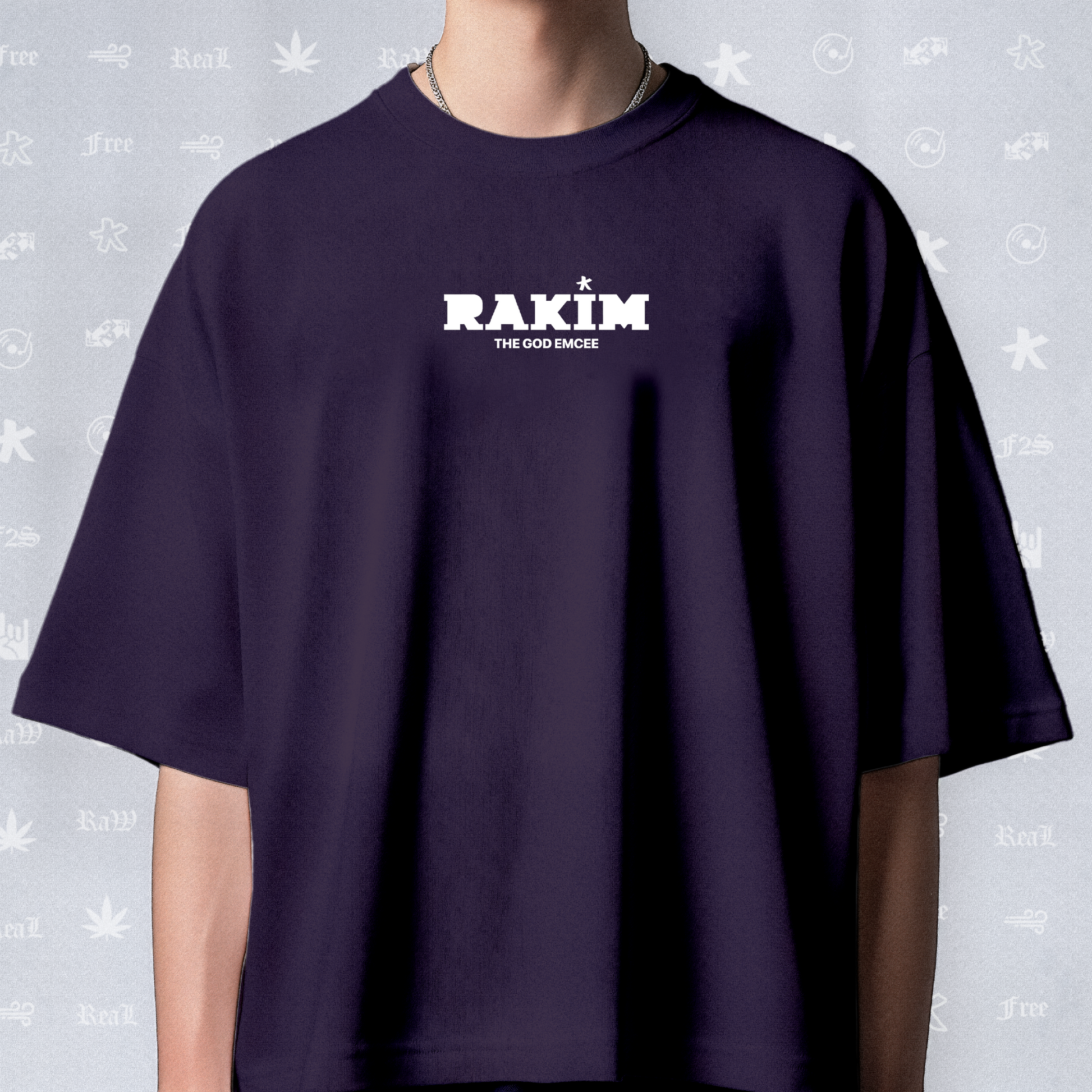 Rakim The God Emcee Unisex Purple Tee