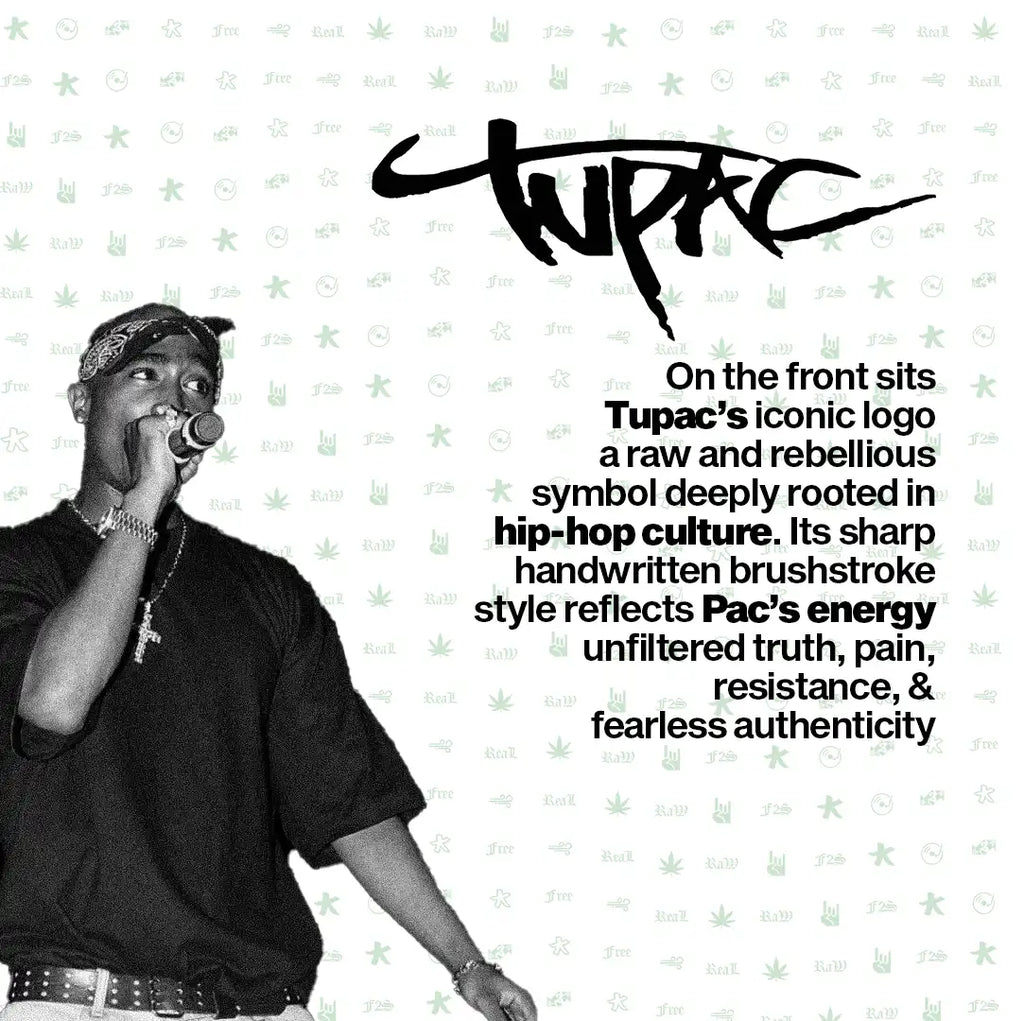 Tupac The Messiah Unisex Navy Blue Oversized Oversized T-Shirt.