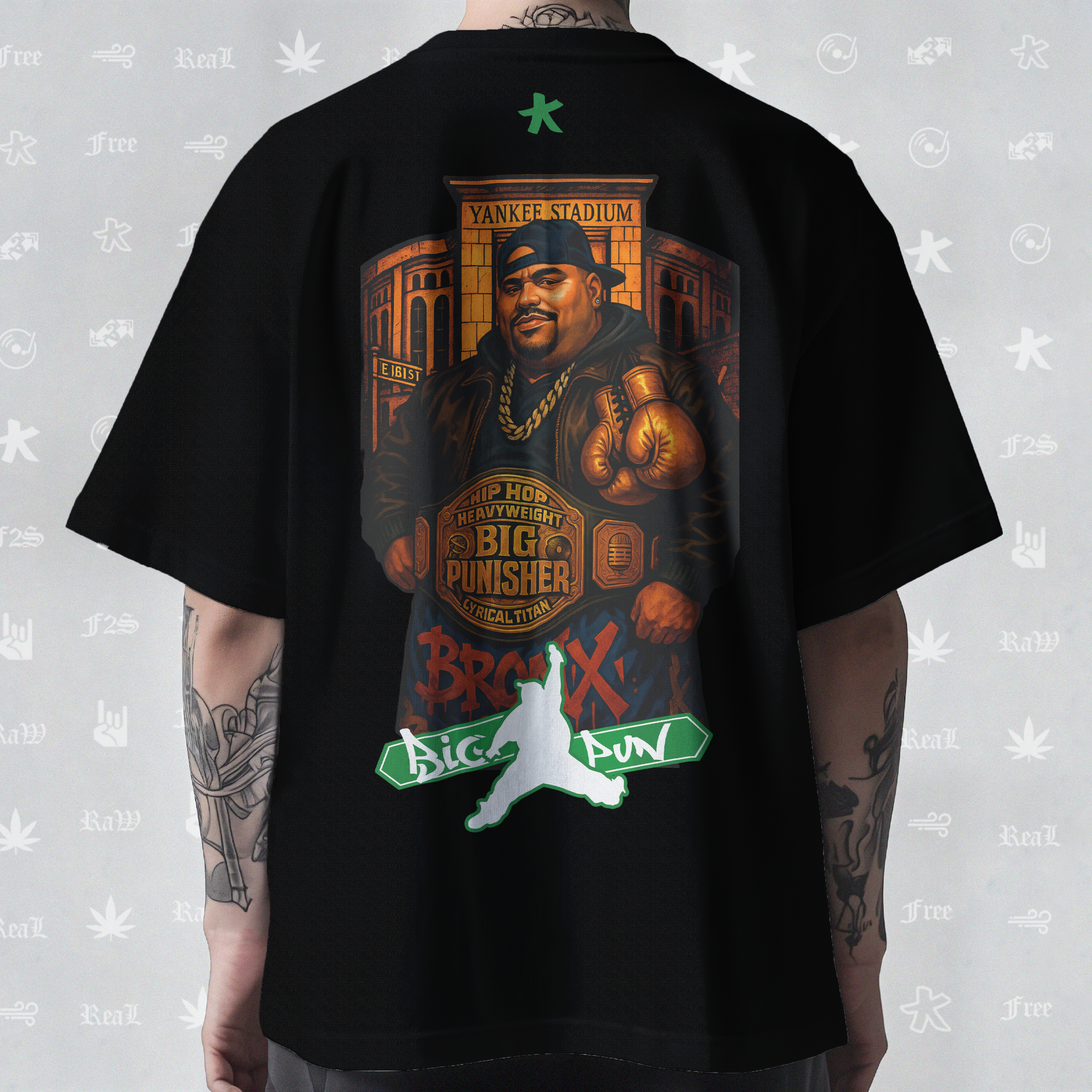 Big Pun Heavyweight Unisex Black Tee