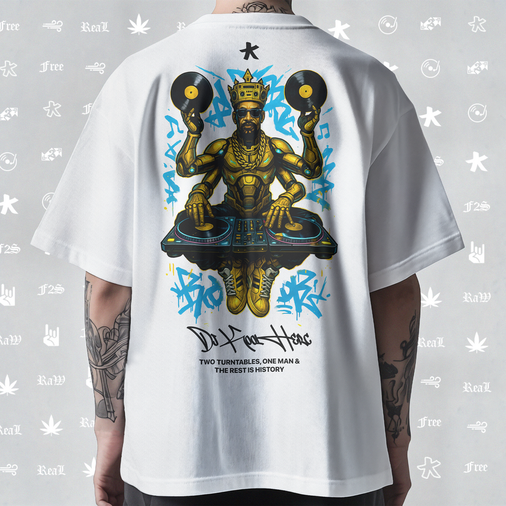 DJ Kool Herc Origins Tee Unisex White Tee