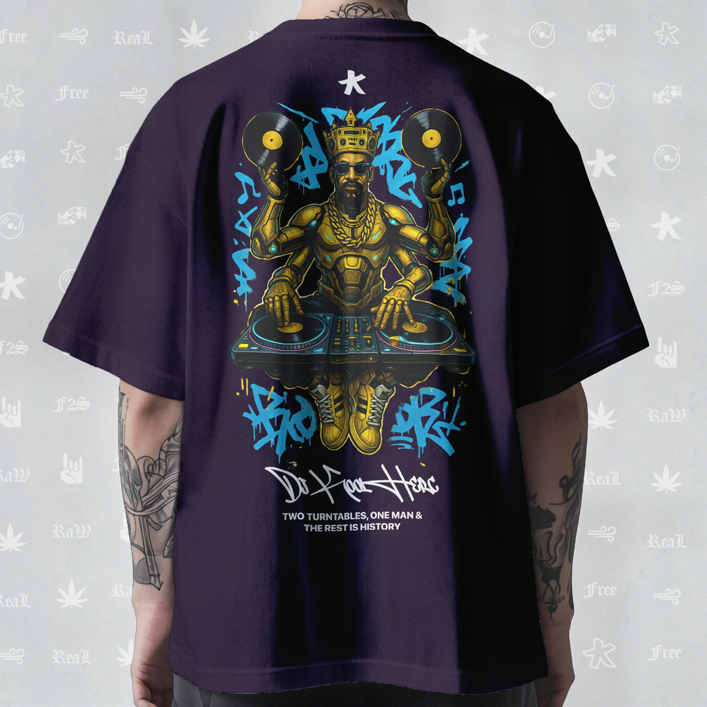 DJ Kool Herc Origins Unisex Purple Tee