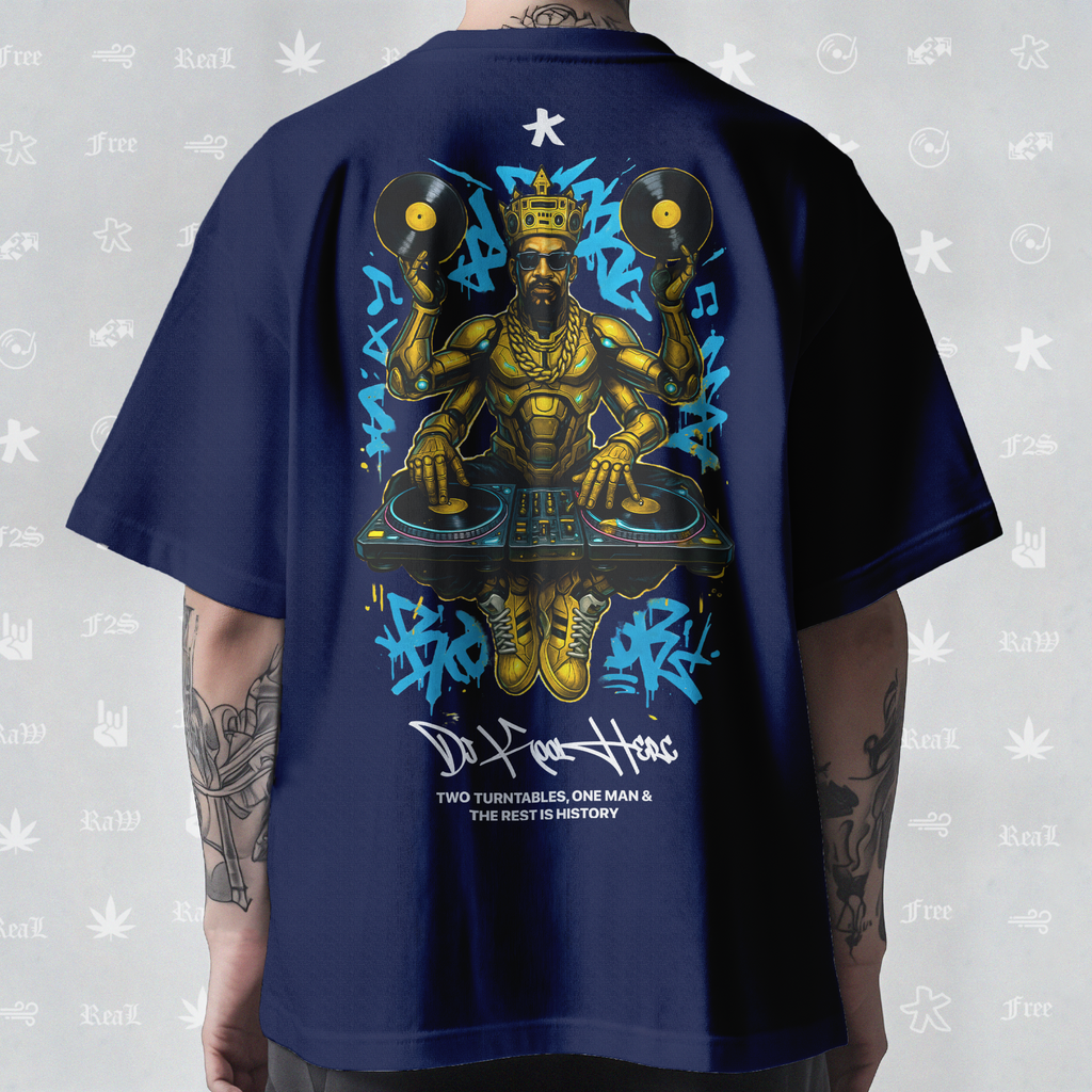 DJ Kool Herc Origins Unisex Royal Blue Tee