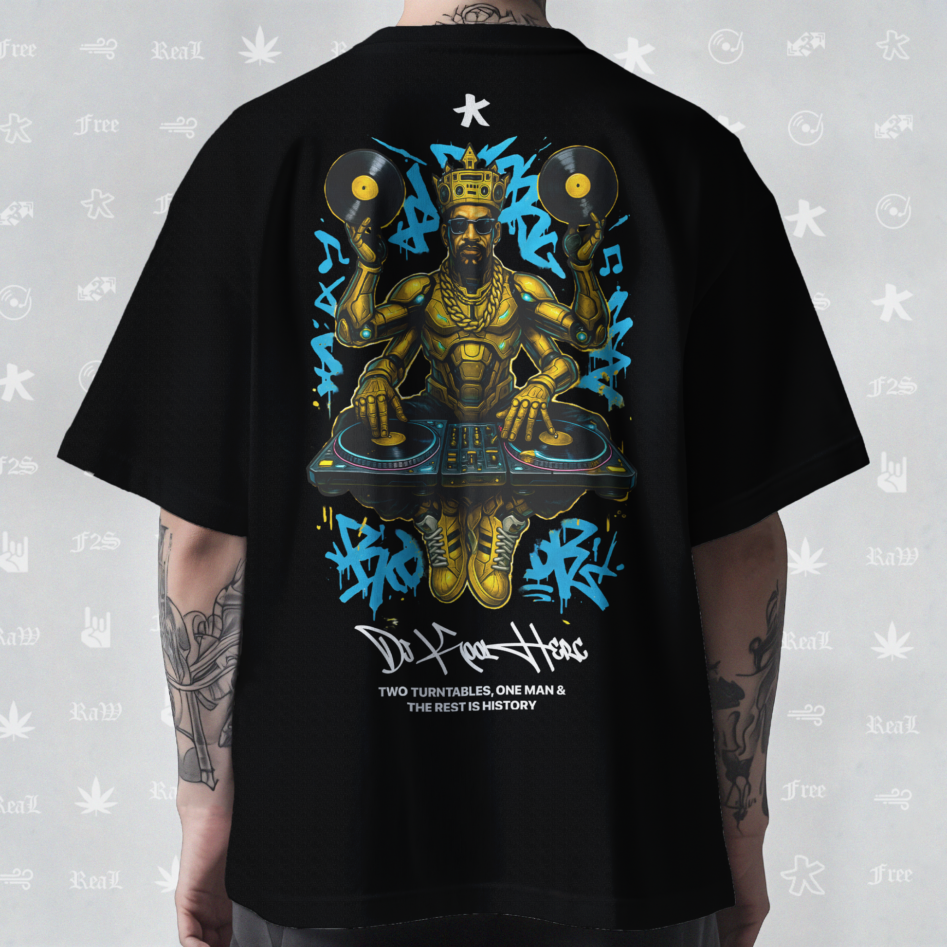 DJ Kool Herc Origins Unisex Black Tee