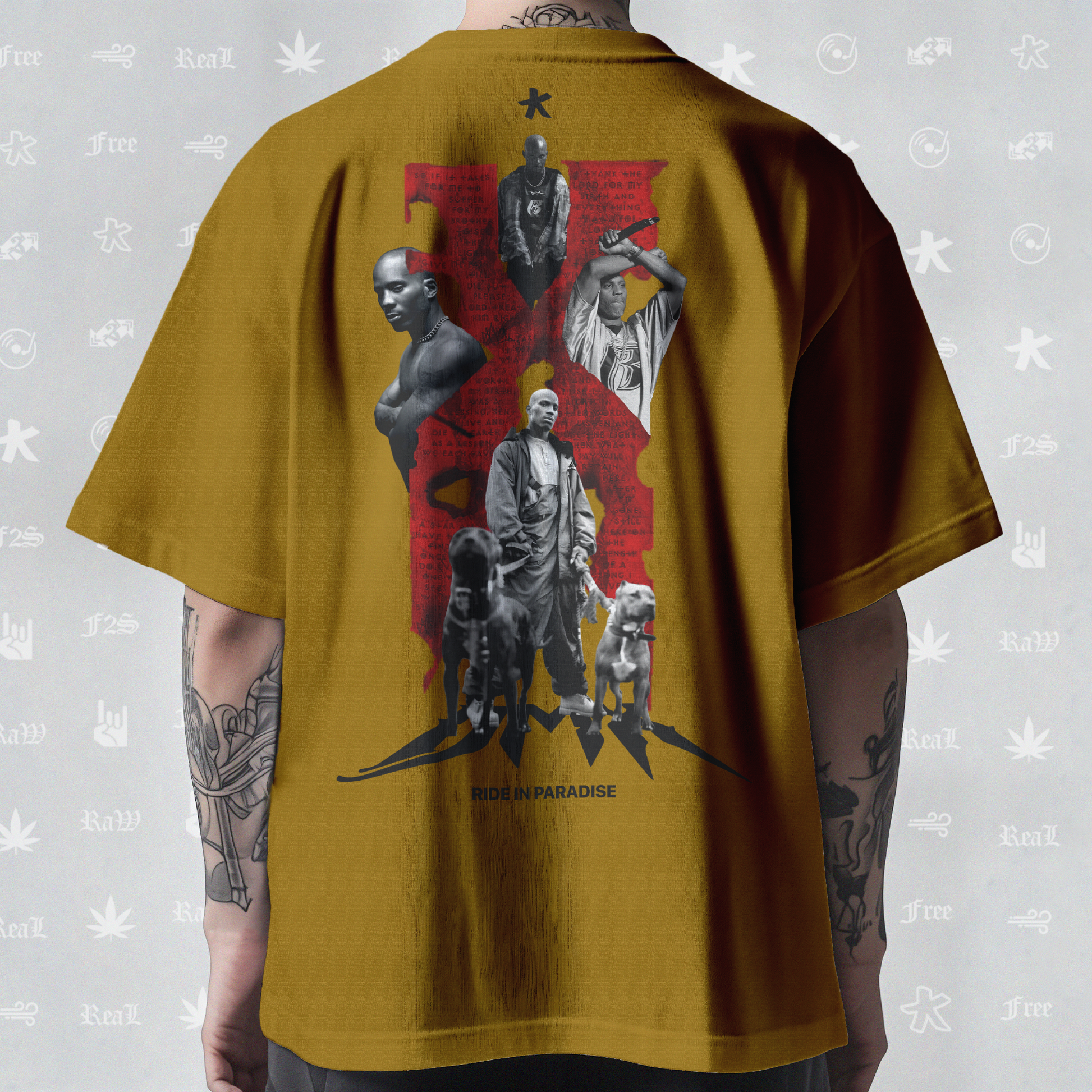 DMX The O.G. Dawg Unisex Mustard Tee