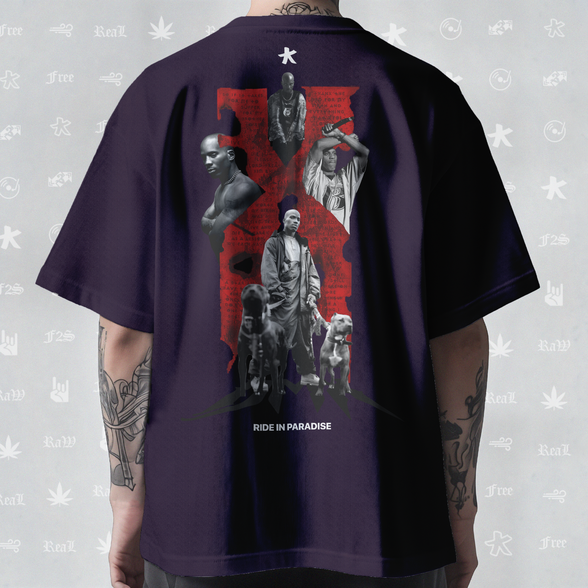 DMX The O.G. Dawg Unisex Purple Tee