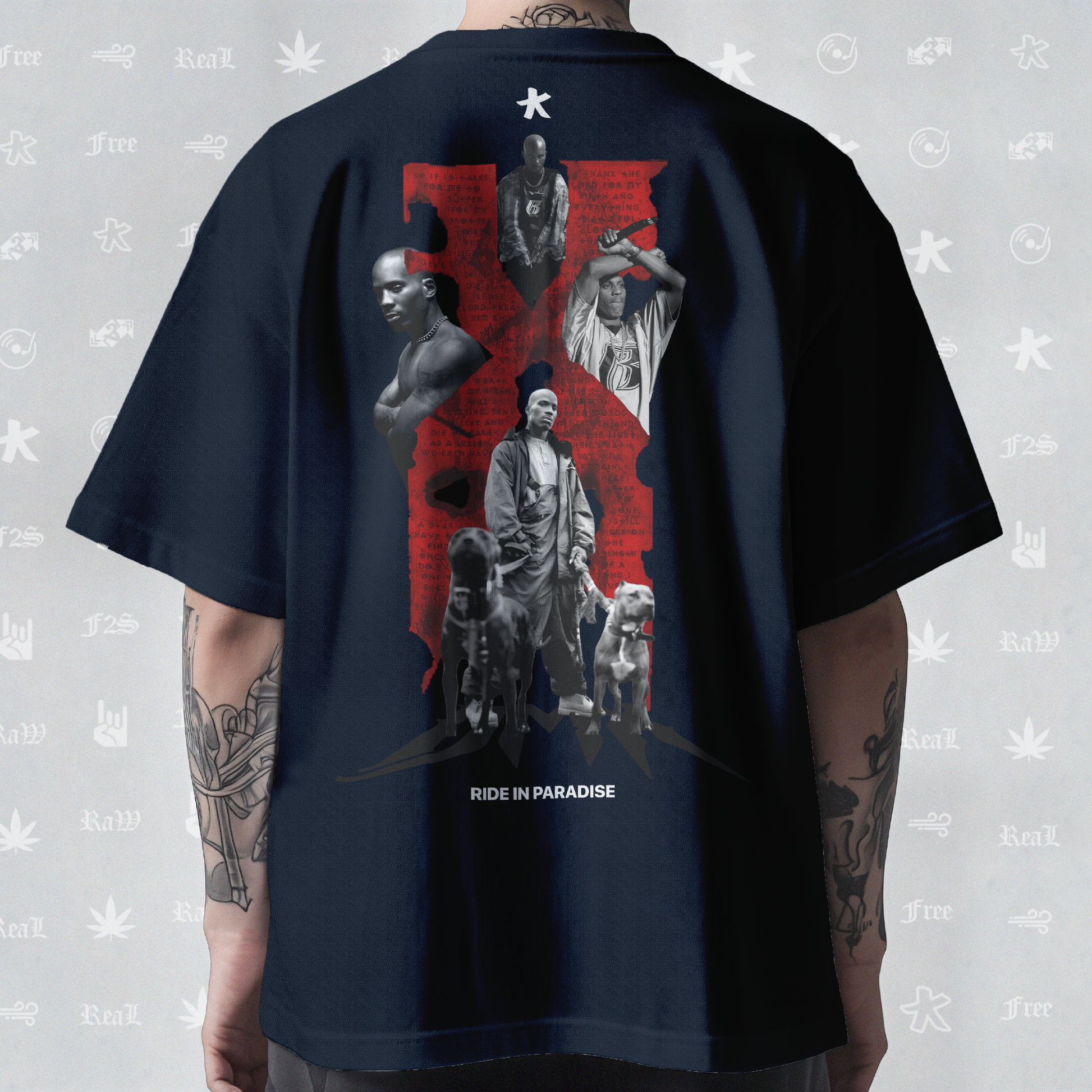 DMX The O.G. Dawg Unisex Navy Blue Tee