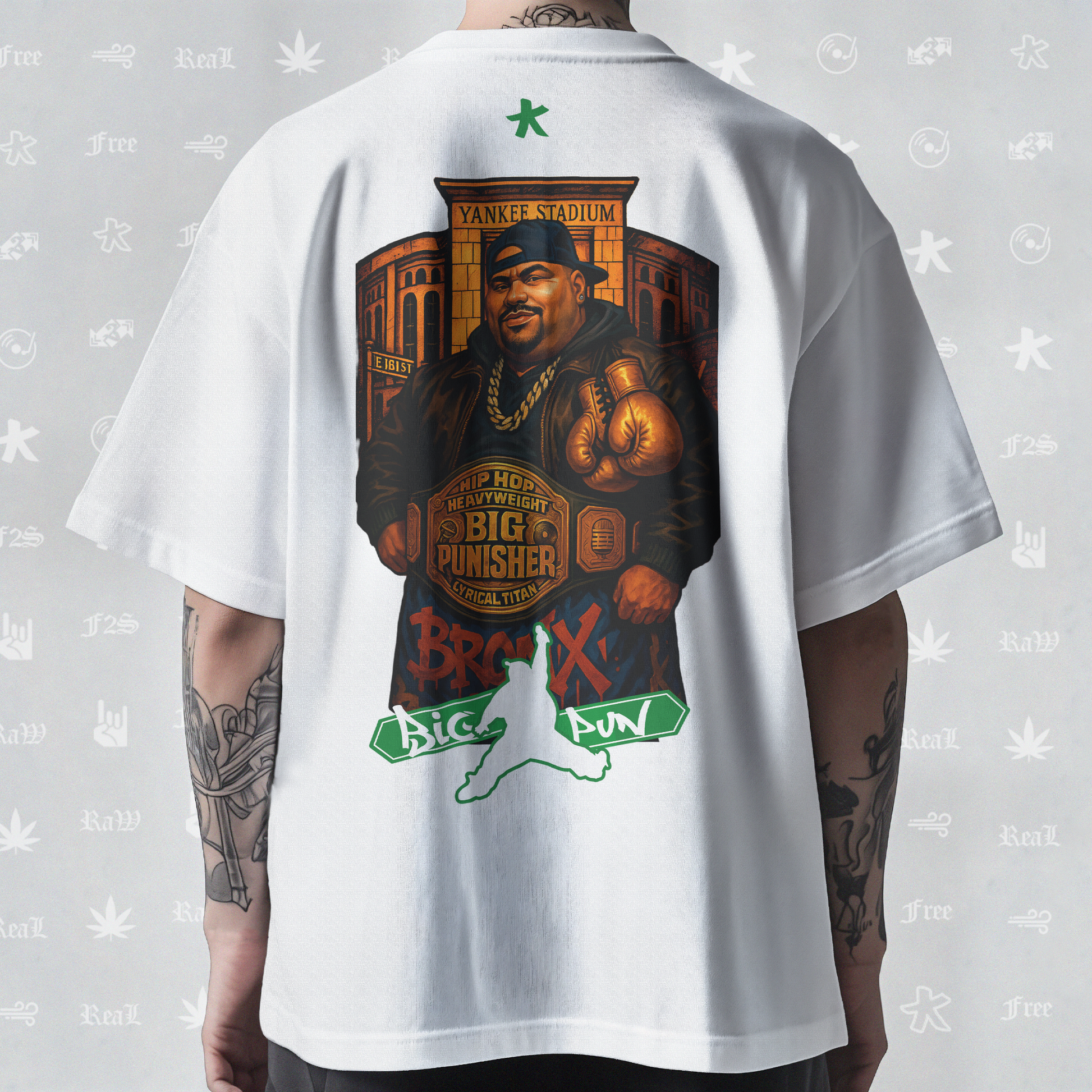 Big Pun Heavyweight Unisex White Tee