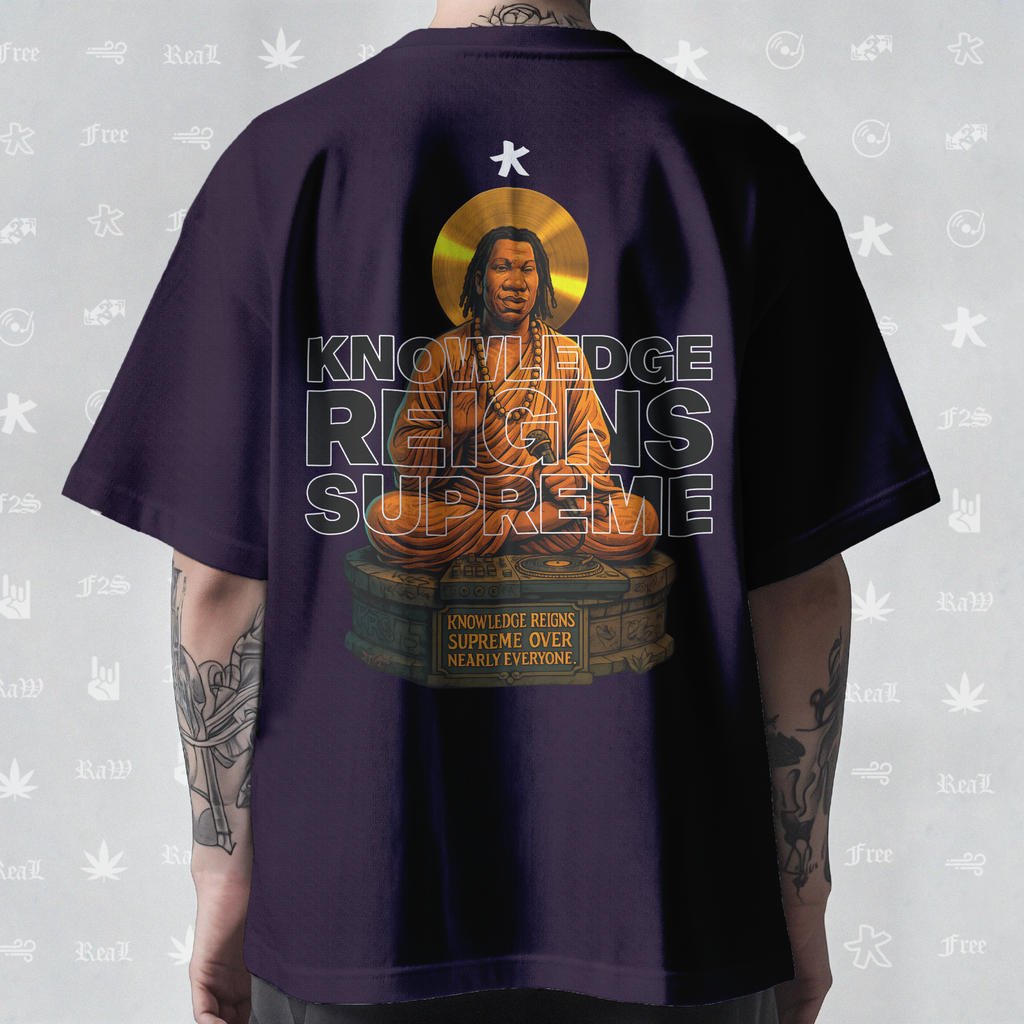 KRS ONE The Teacha Unisex Purple Tee
