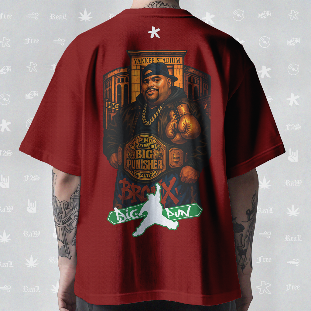 Big Pun Heavyweight Unisex Red Tee