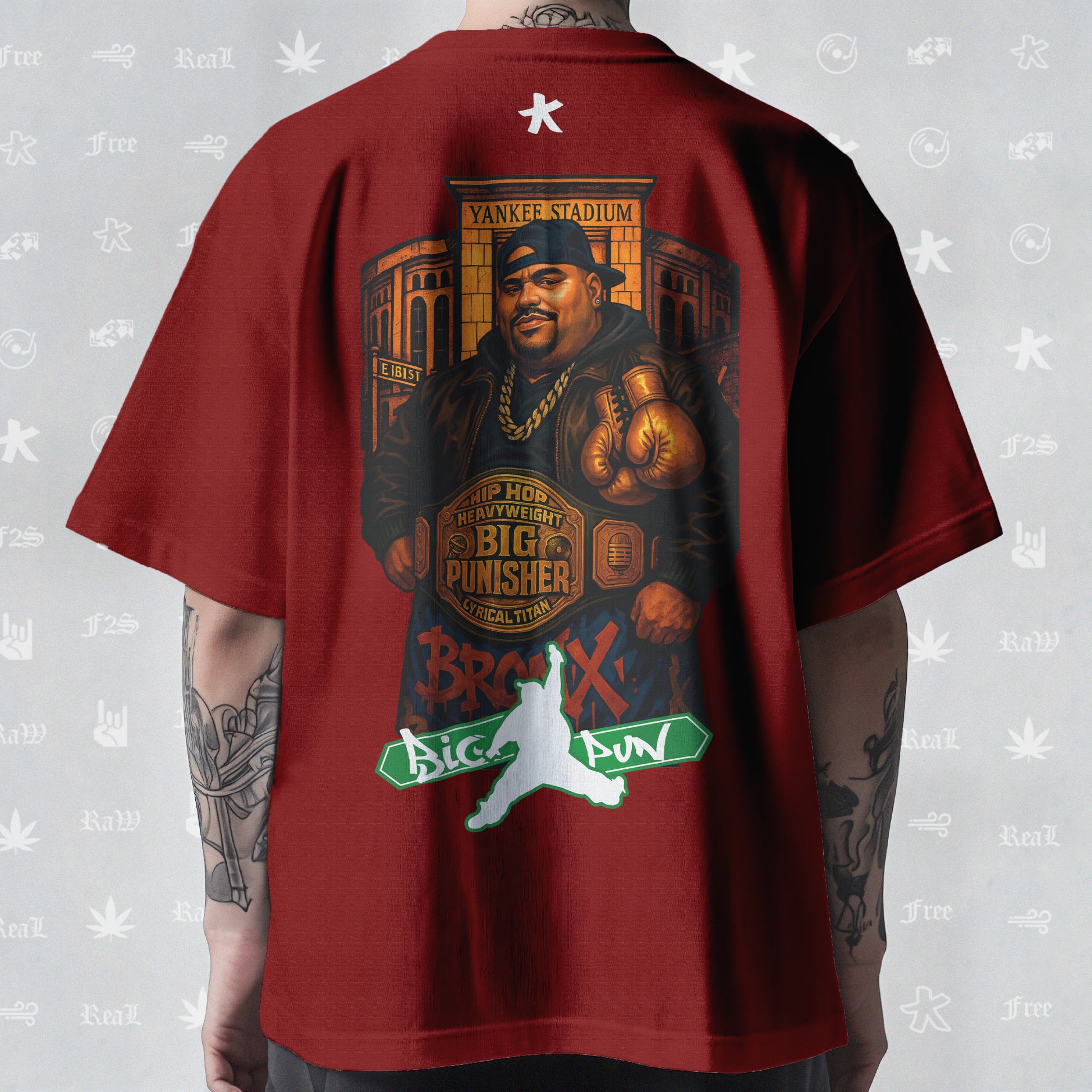 Big Pun Heavyweight Unisex Red Tee