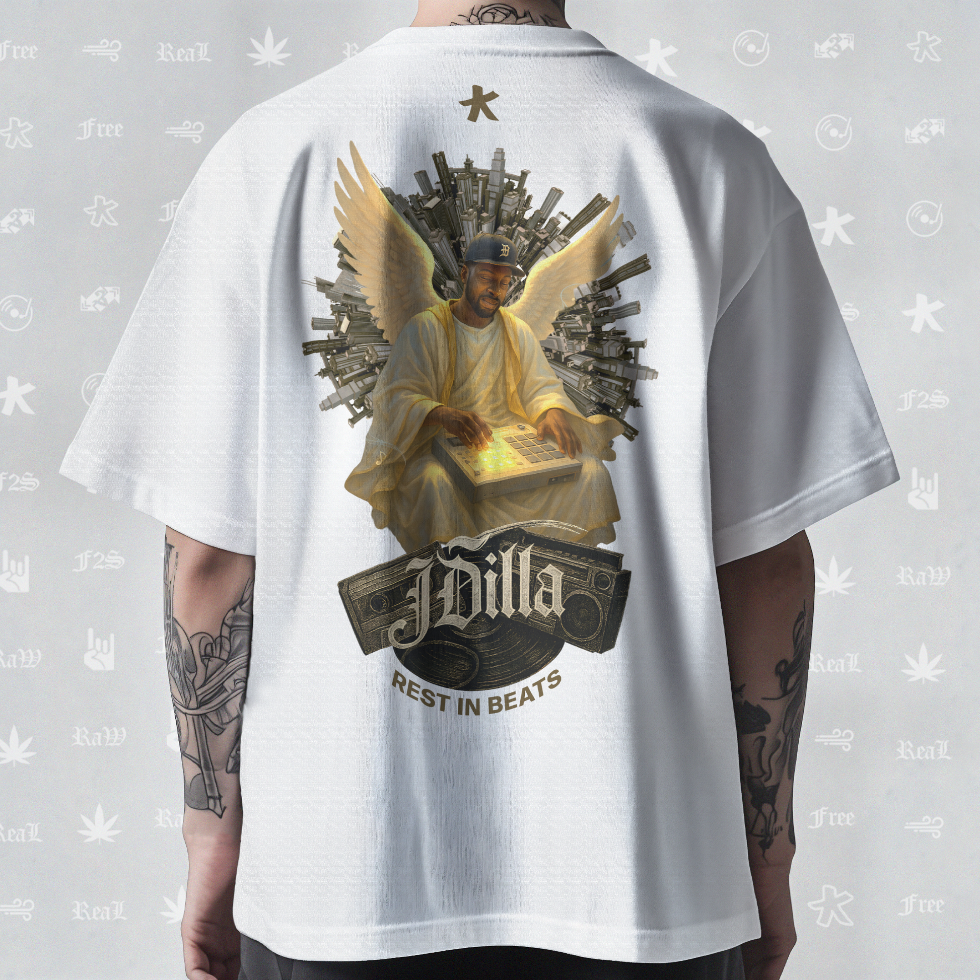 J Dilla Rest In Beats Unisex White Tee
