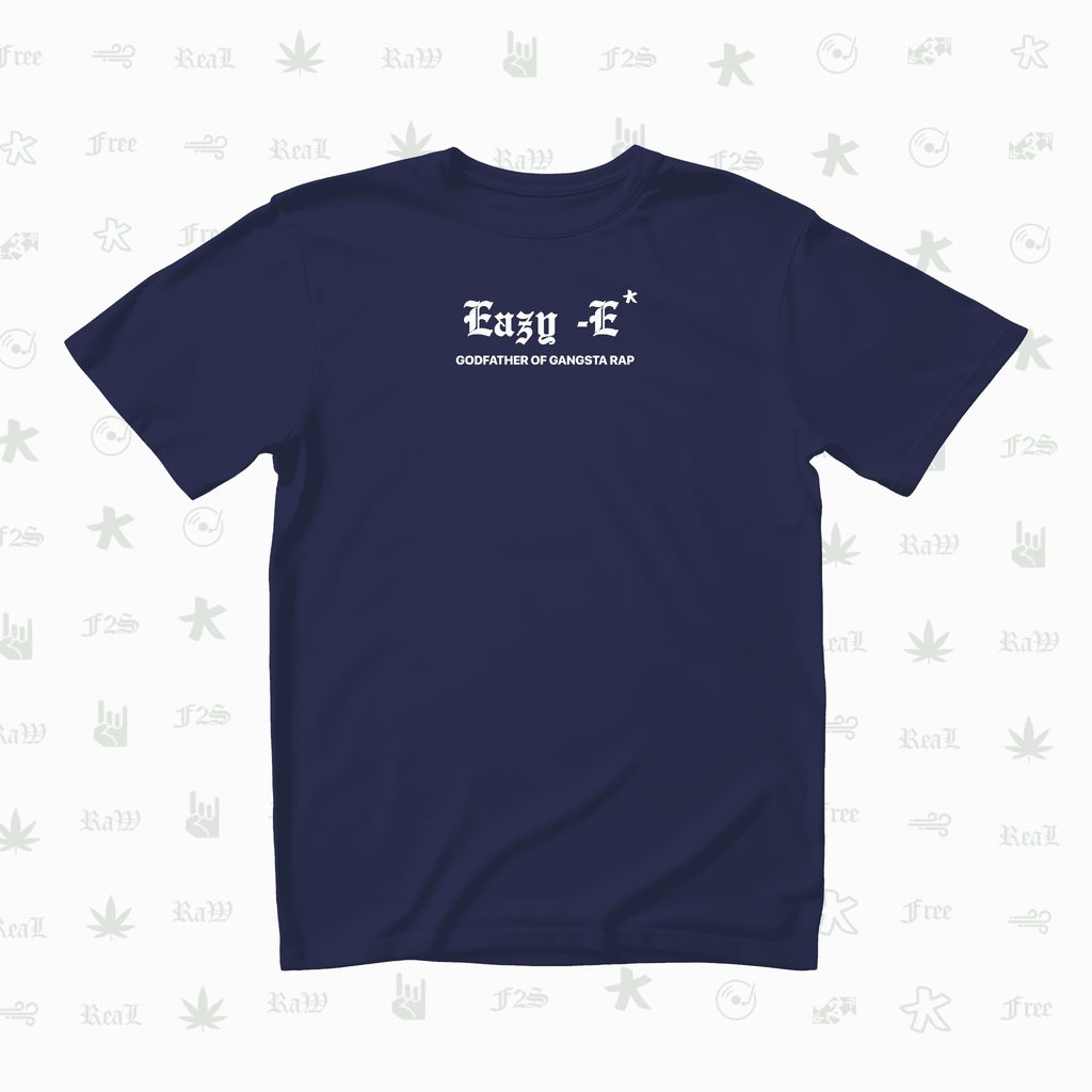 Eazy-E Godfather of Gangsta Rap Unisex Royal Blue Oversized T-Shirt.