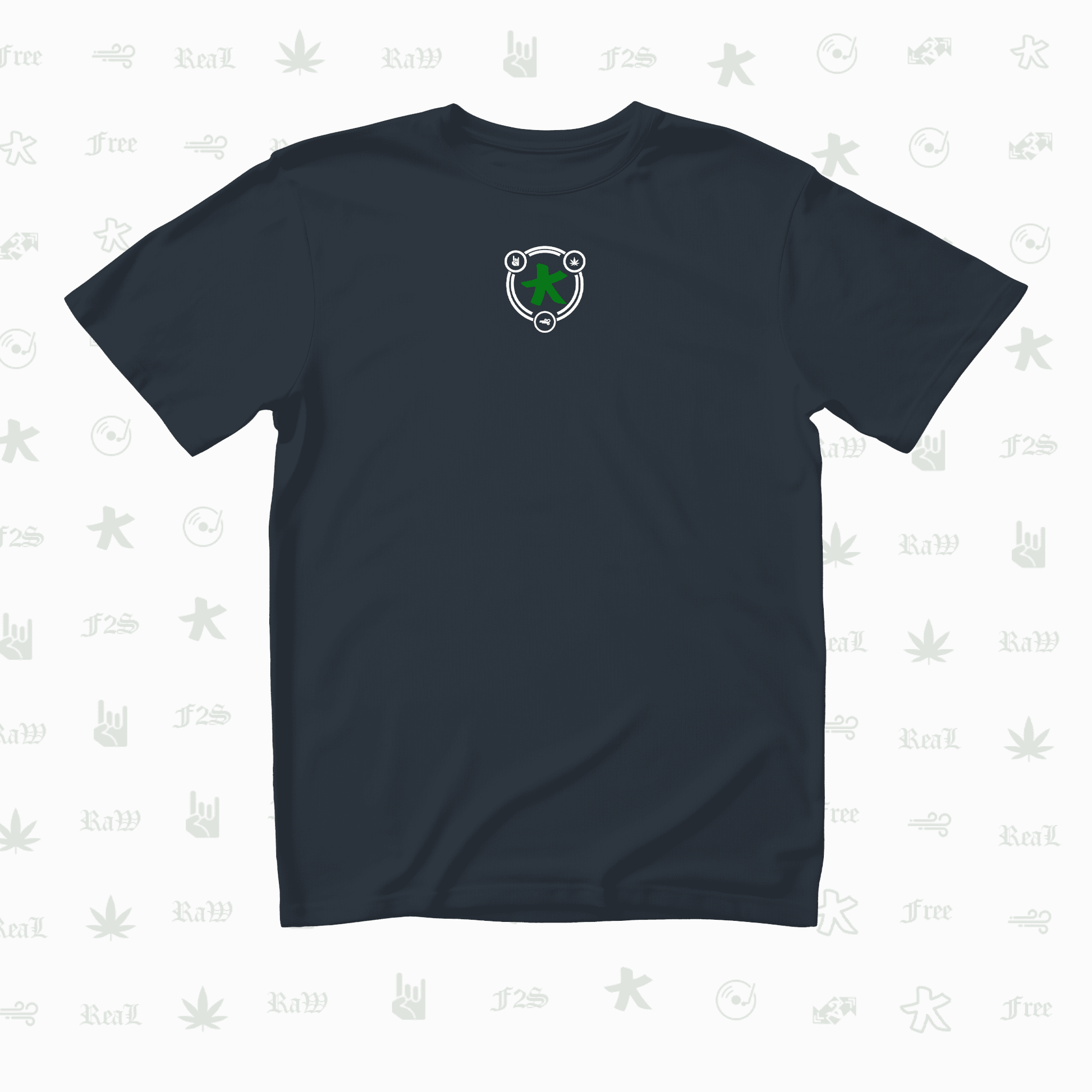 F2S Original RRF Navy Blue Unisex Oversized T-Shirt.