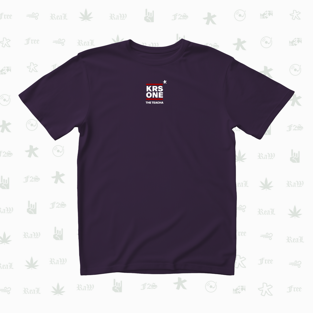 KRS ONE The Teacha Unisex Purple Tee