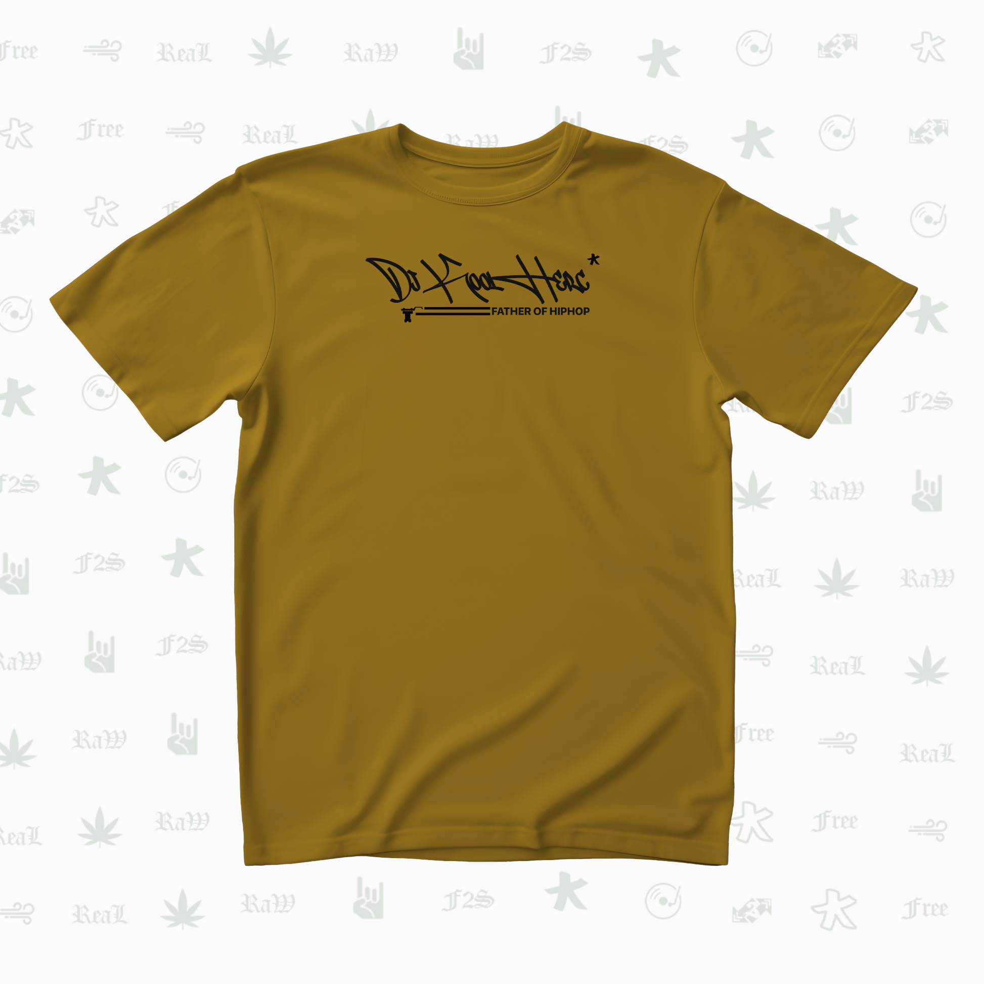 DJ Kool Herc Origins Unisex Mustard Tee