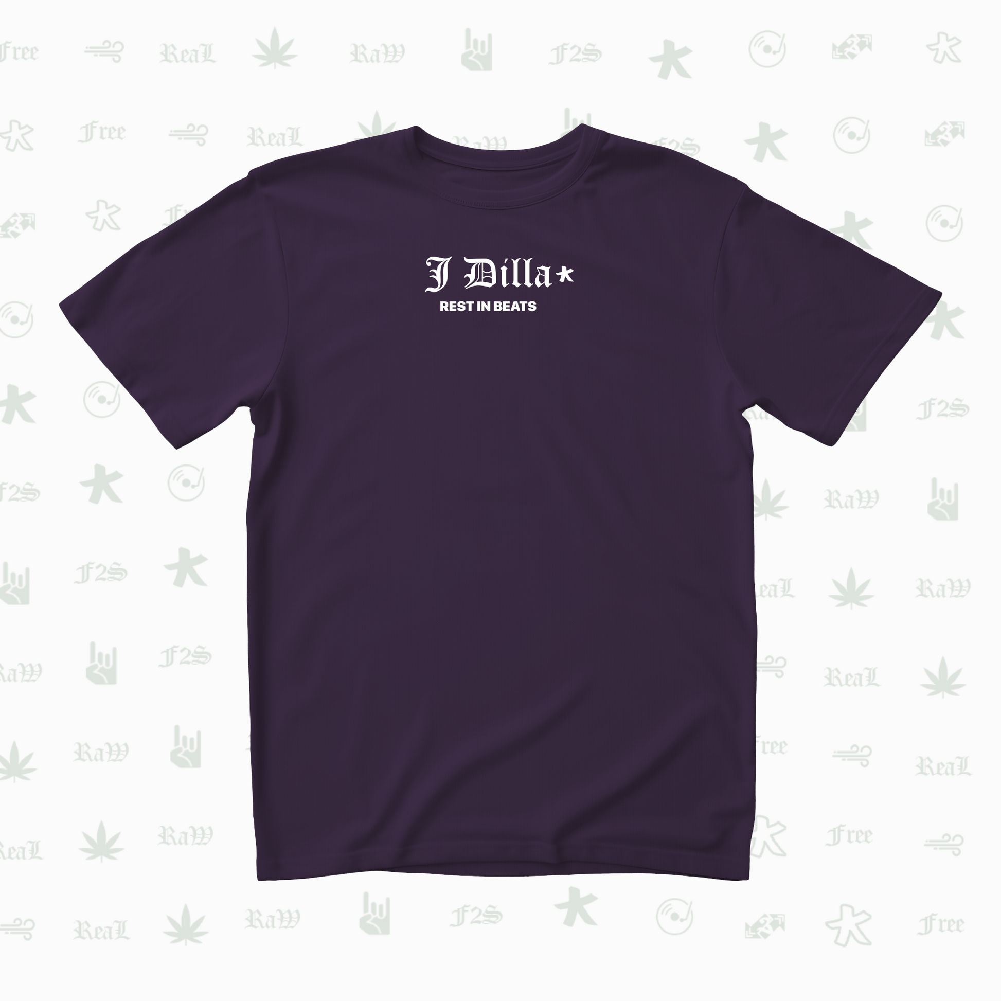 J Dilla Rest In Beats Unisex Purple Tee