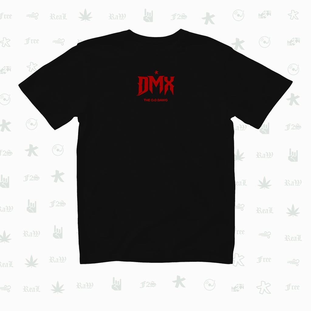 DMX The O.G. Dawg Unisex Black Oversized T-Shirt.