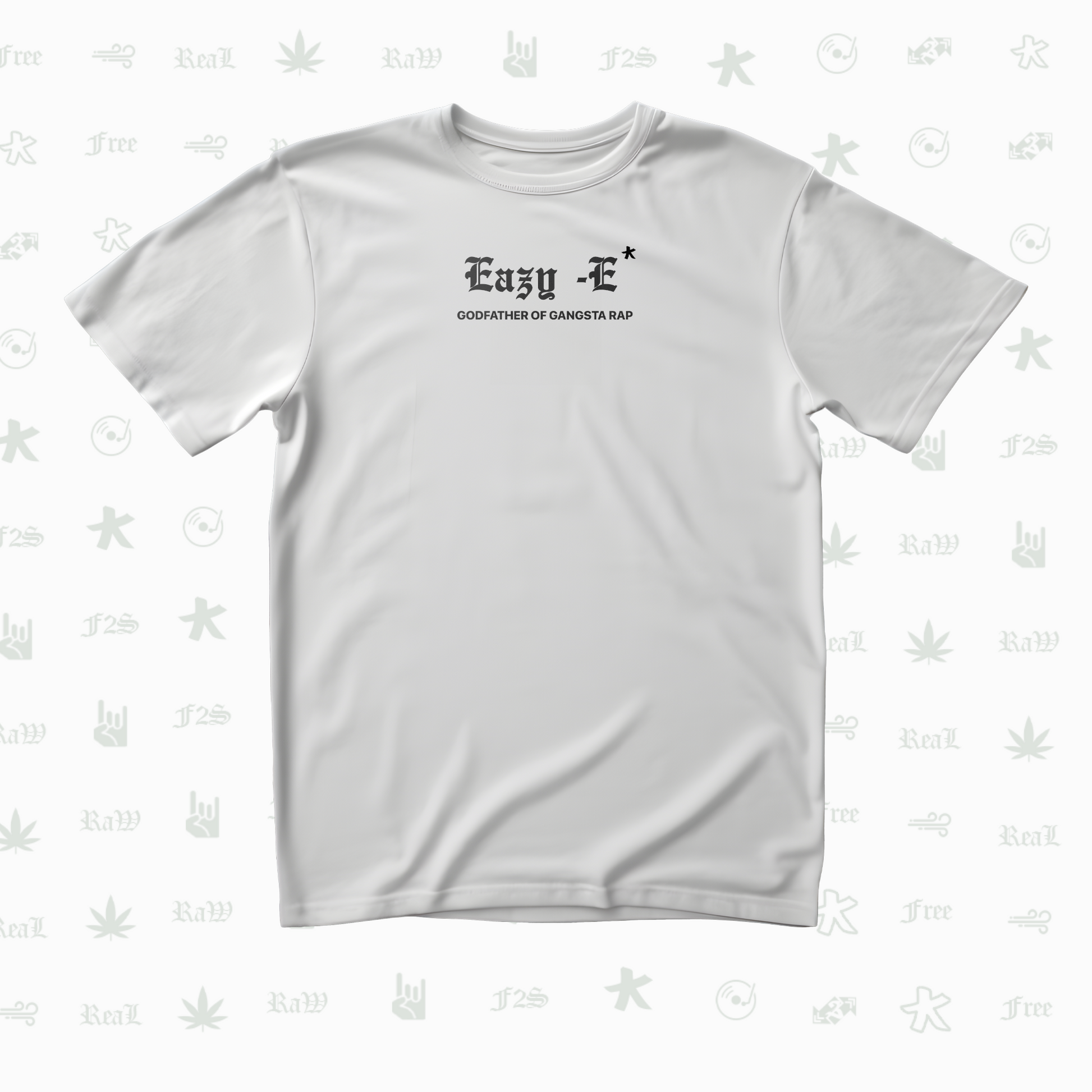 Eazy-E Godfather of Gangsta Rap Unisex White Tee