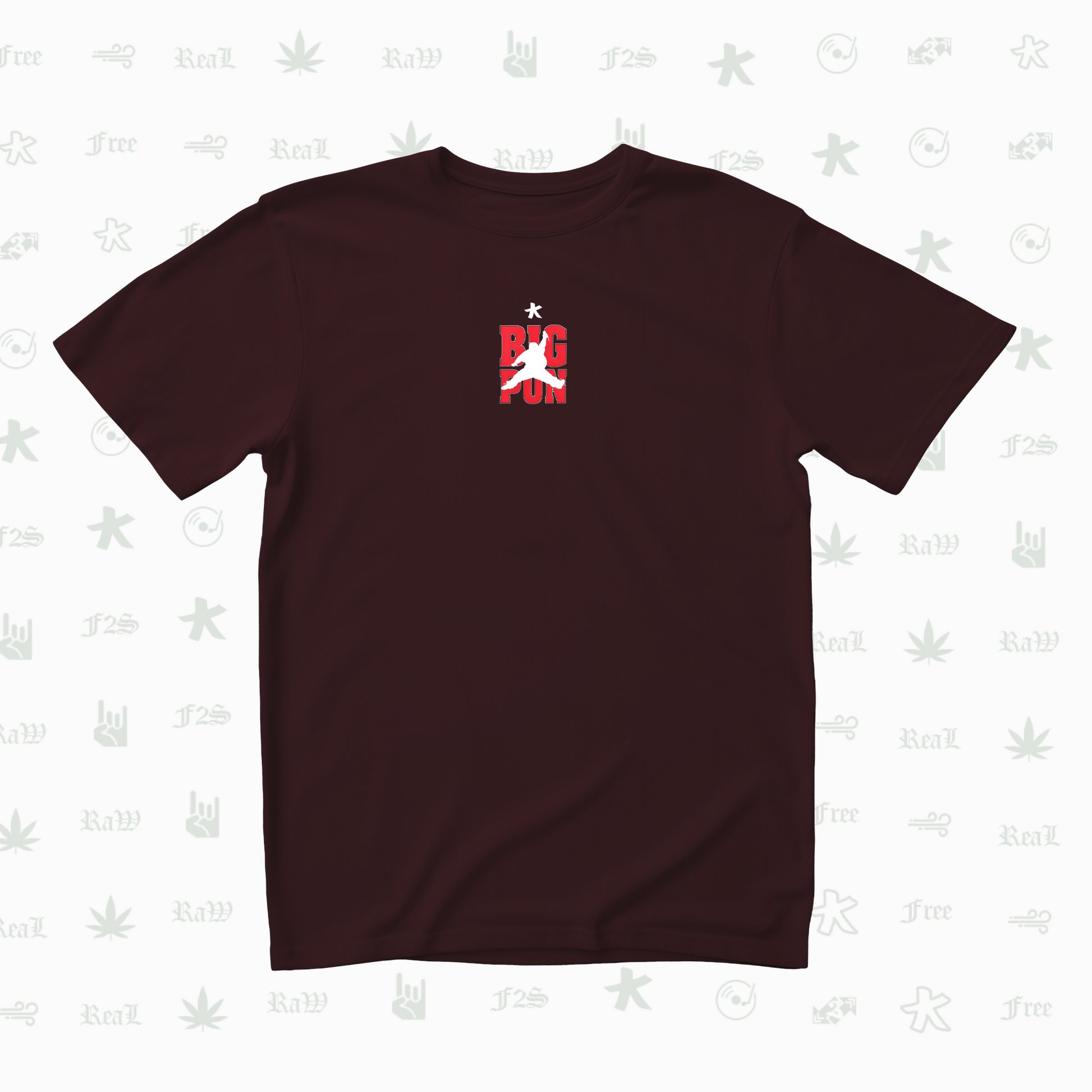 Big Pun Heavyweight Unisex Maroon Tee
