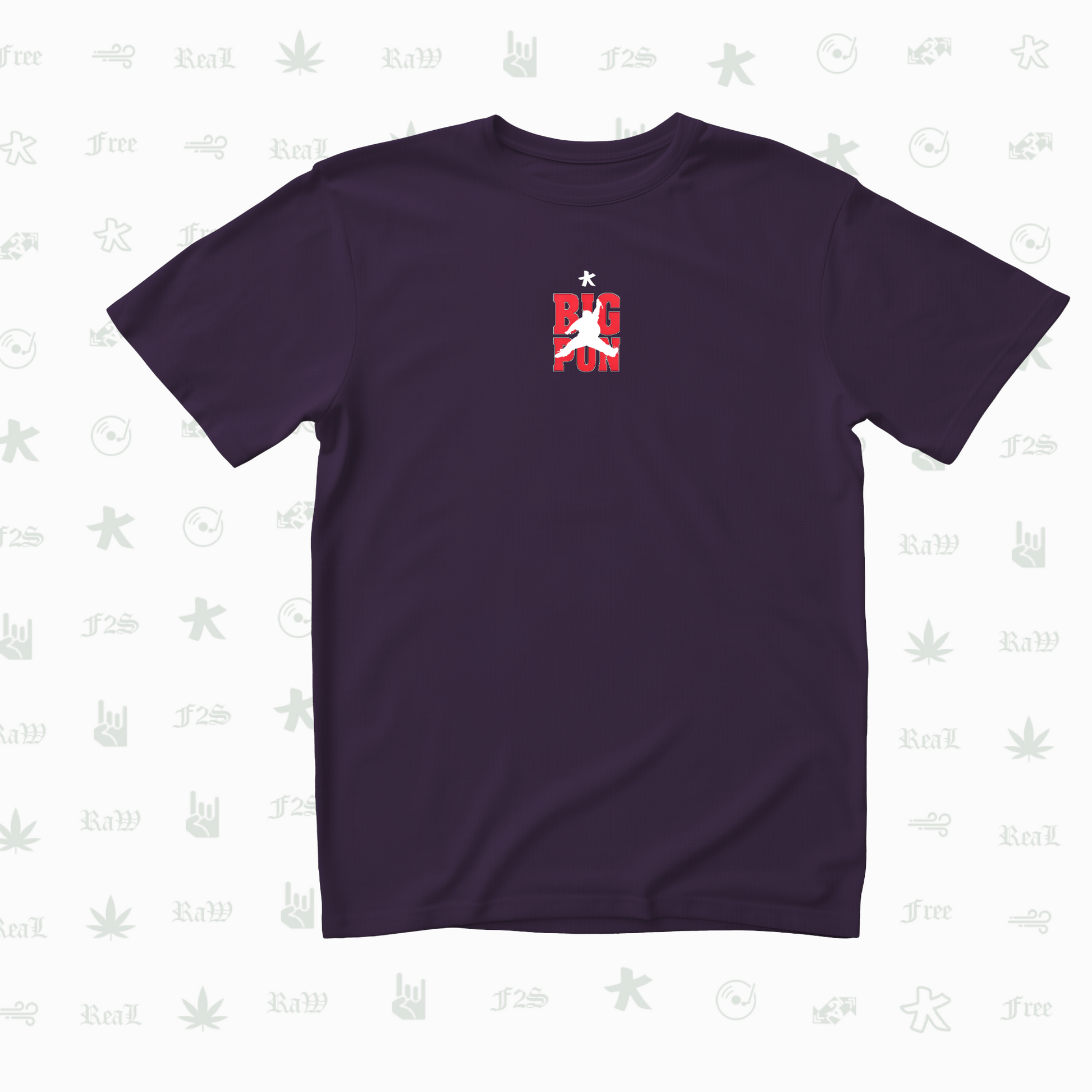 Big Pun Heavyweight Unisex Purple Tee