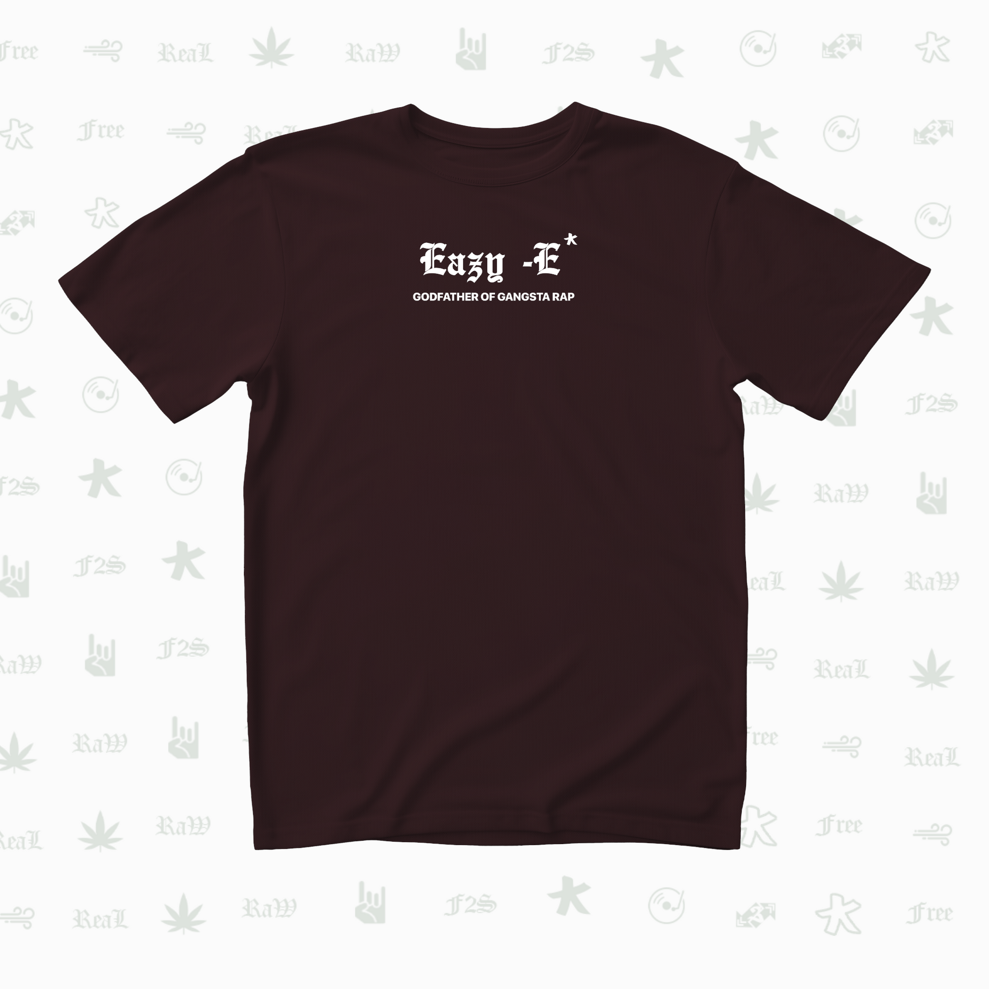 Eazy-E Godfather of Gangsta Rap Unisex Maroon Tee